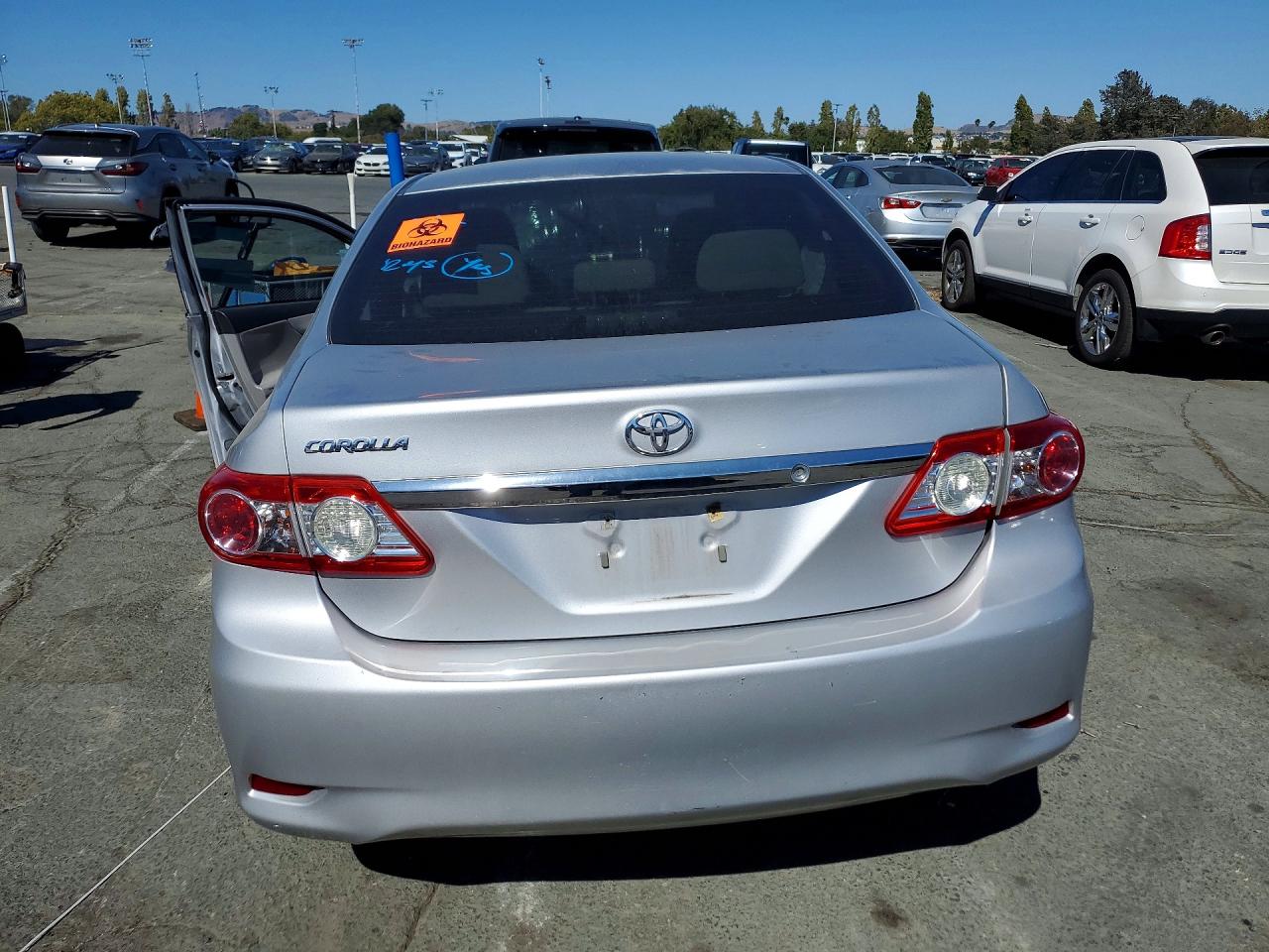 2012 Toyota Corolla Le Silver vin: 2T1BU4EE5CC797557