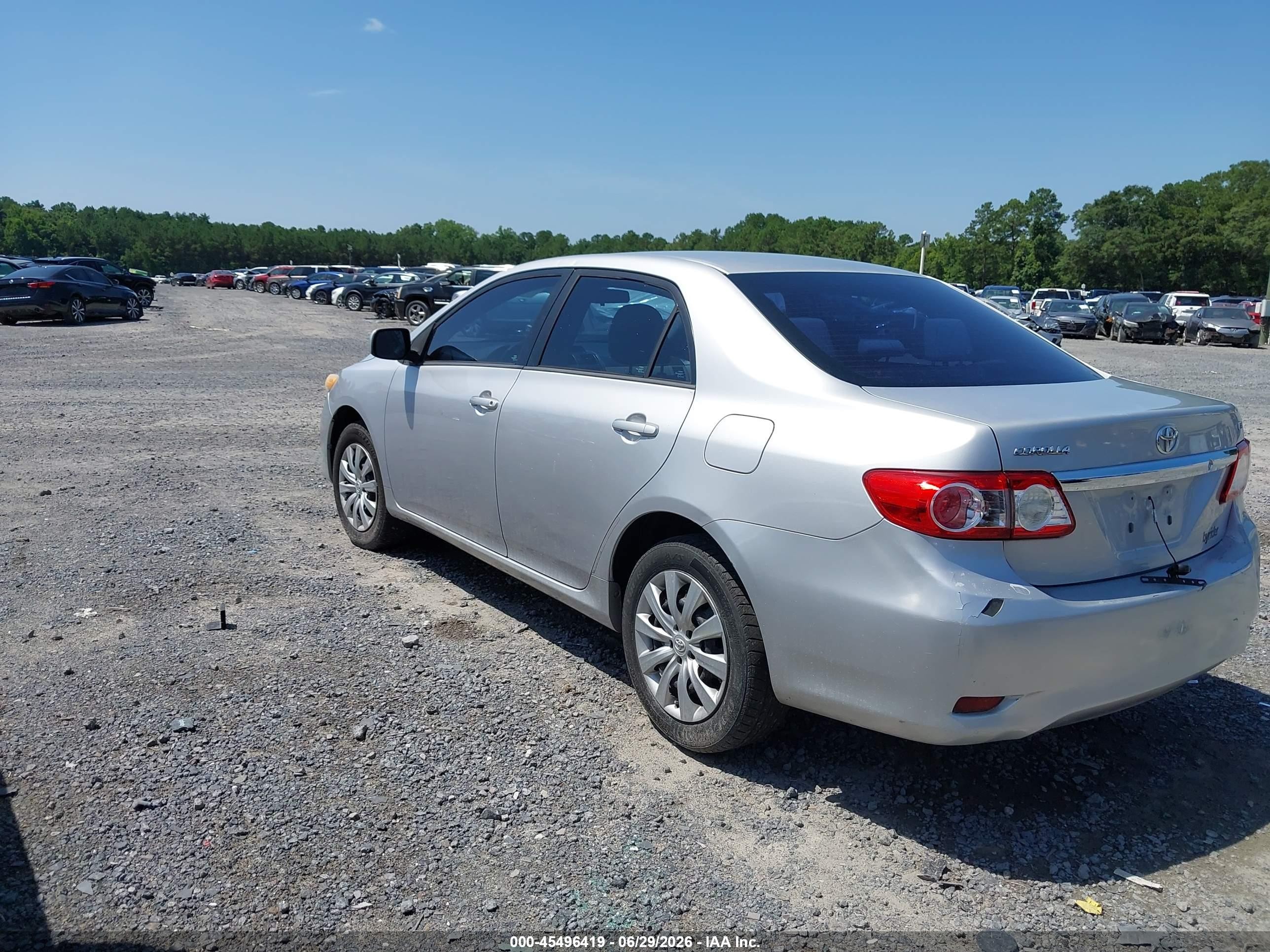 2012 Toyota Corolla Le Silver vin: 2T1BU4EE5CC810338