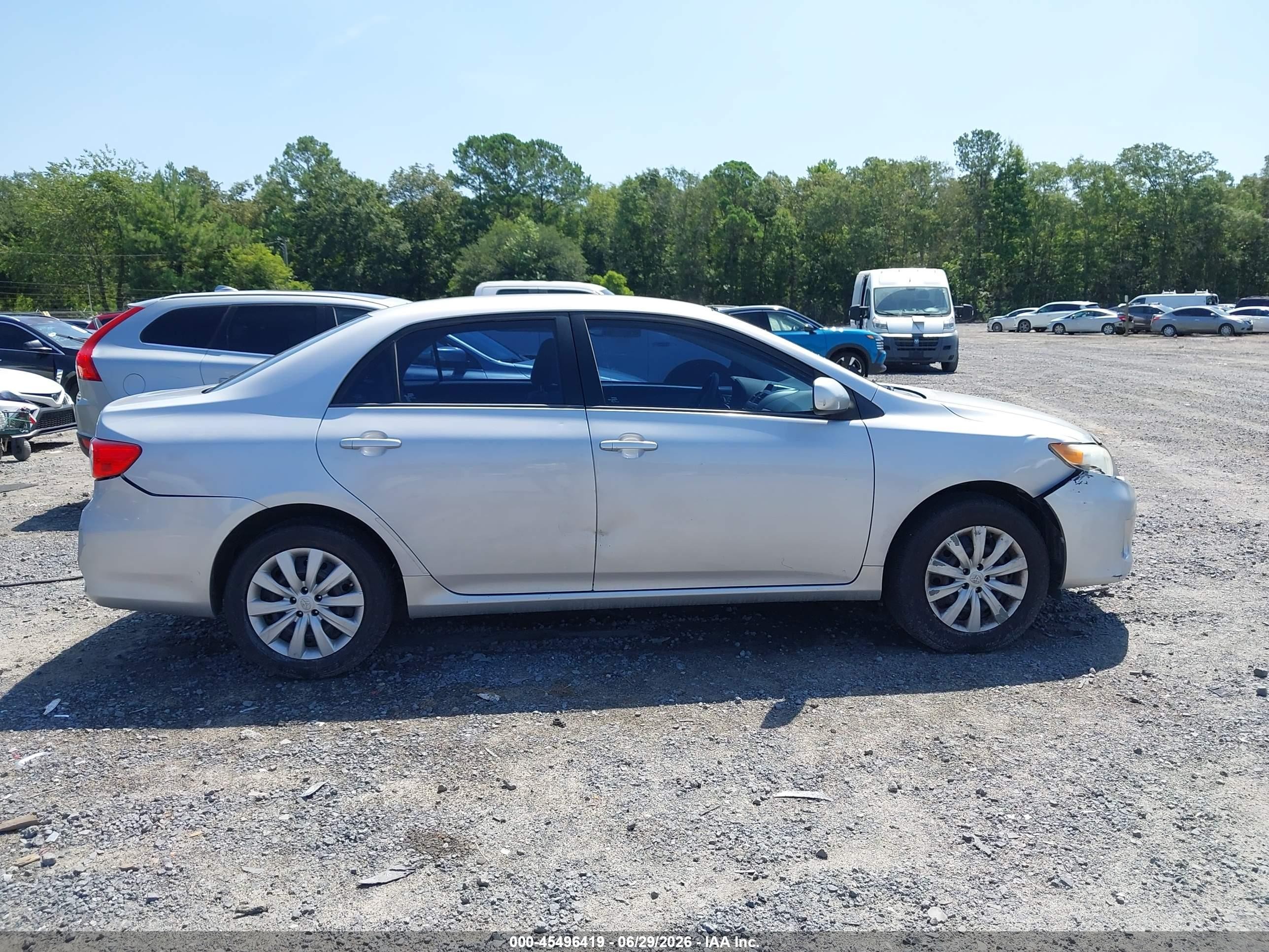 2012 Toyota Corolla Le Silver vin: 2T1BU4EE5CC810338