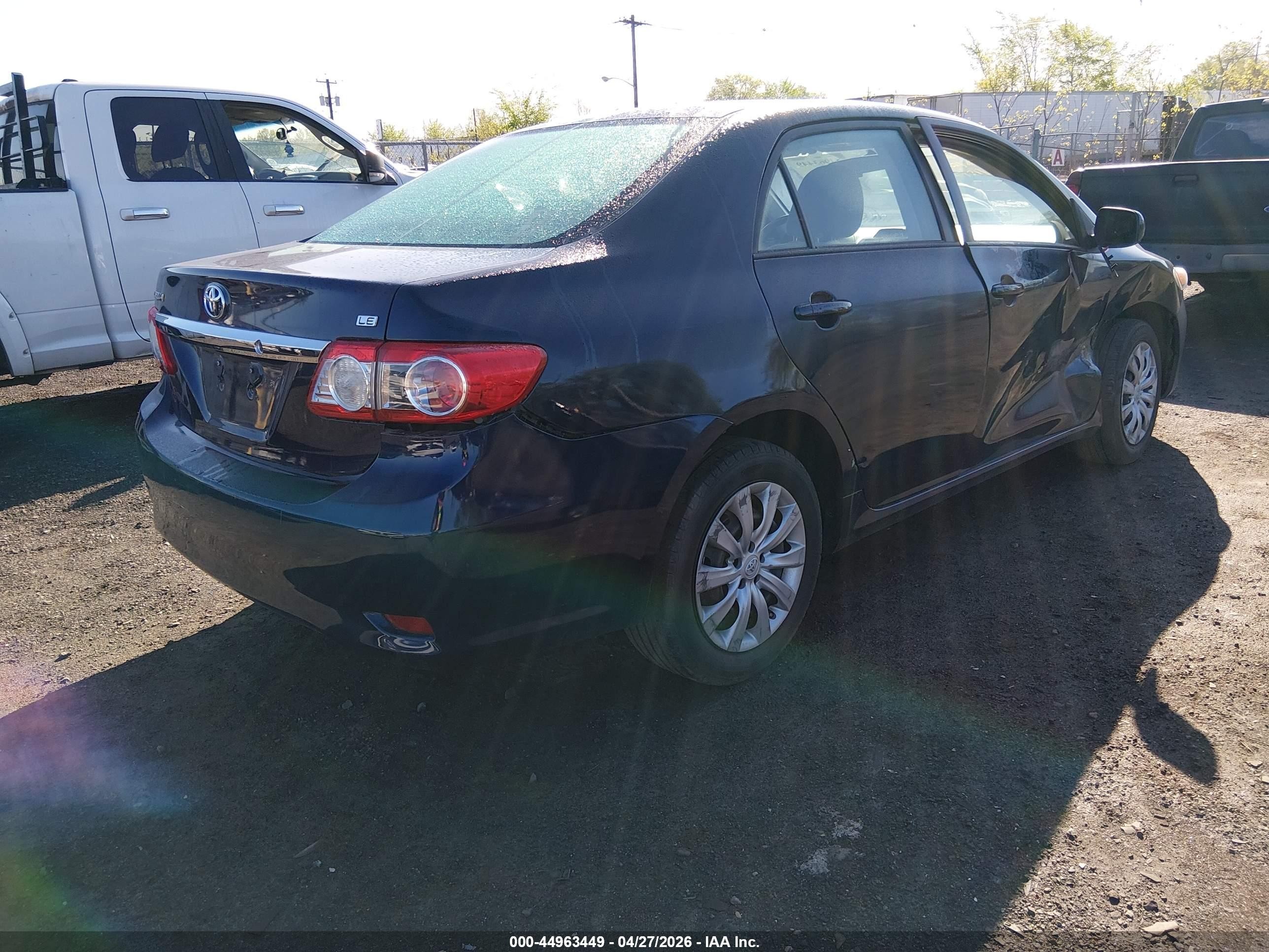 2012 Toyota Corolla Le Blue vin: 2T1BU4EE5CC811344