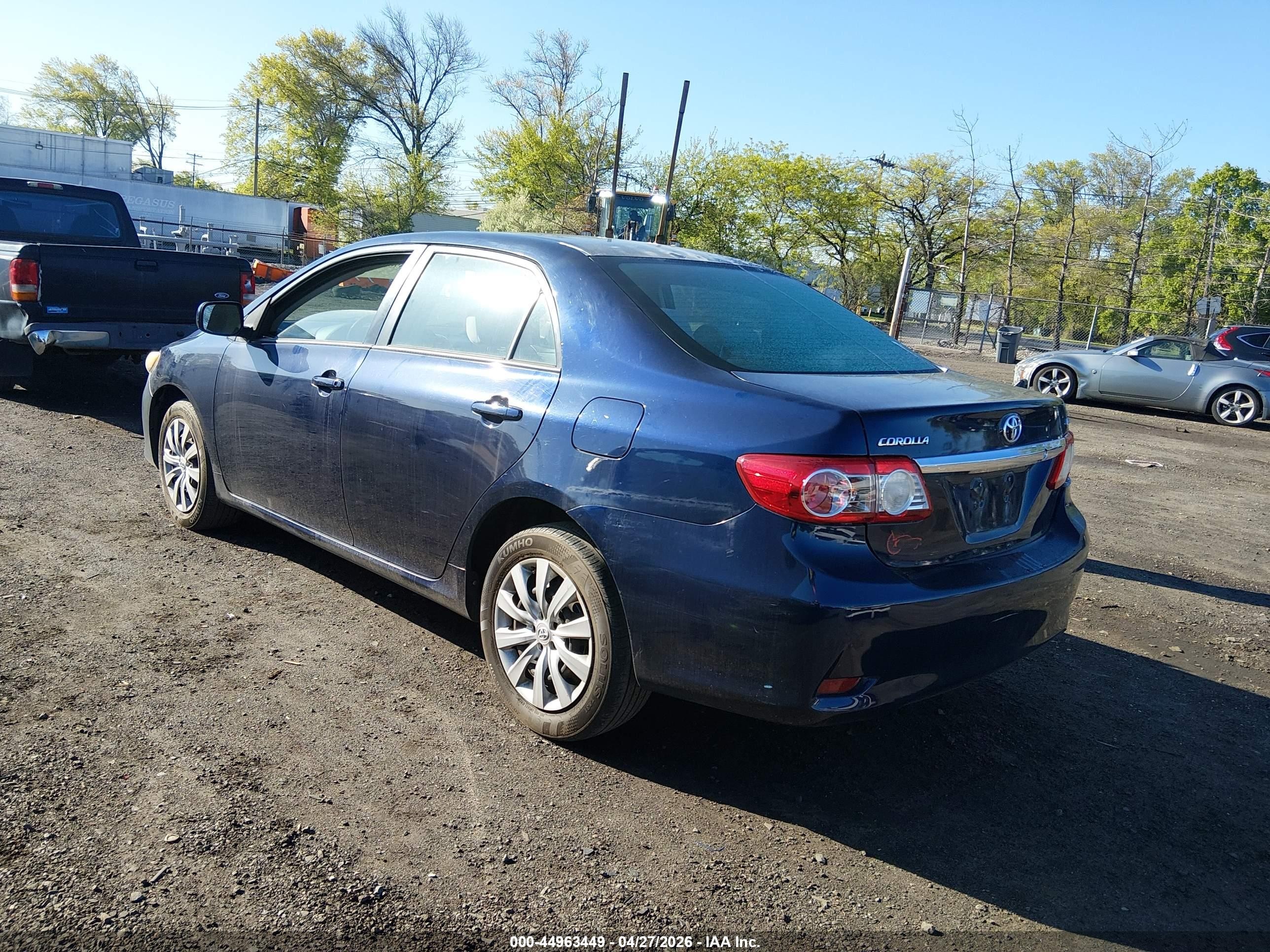 2012 Toyota Corolla Le Blue vin: 2T1BU4EE5CC811344