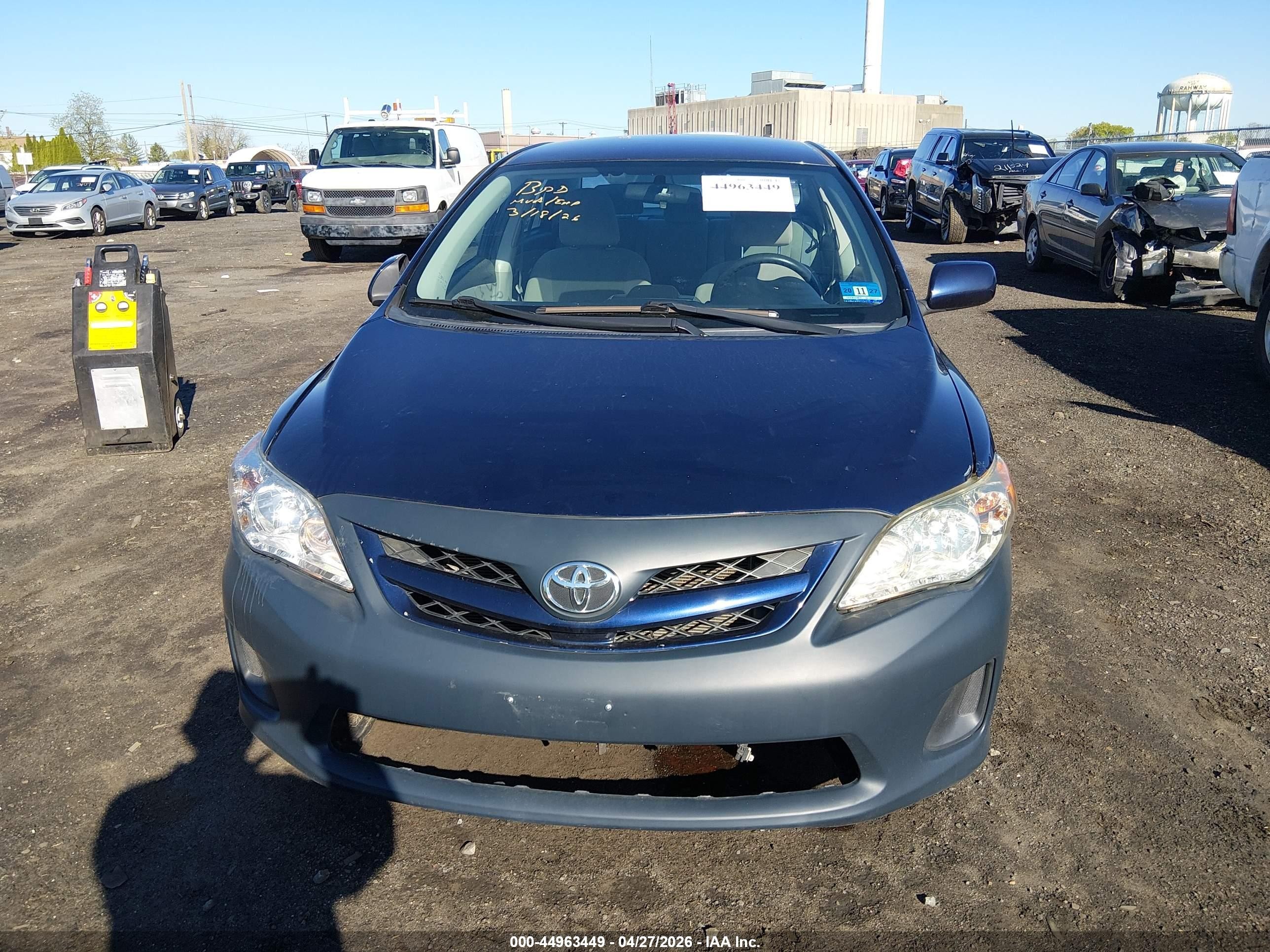 2012 Toyota Corolla Le Blue vin: 2T1BU4EE5CC811344