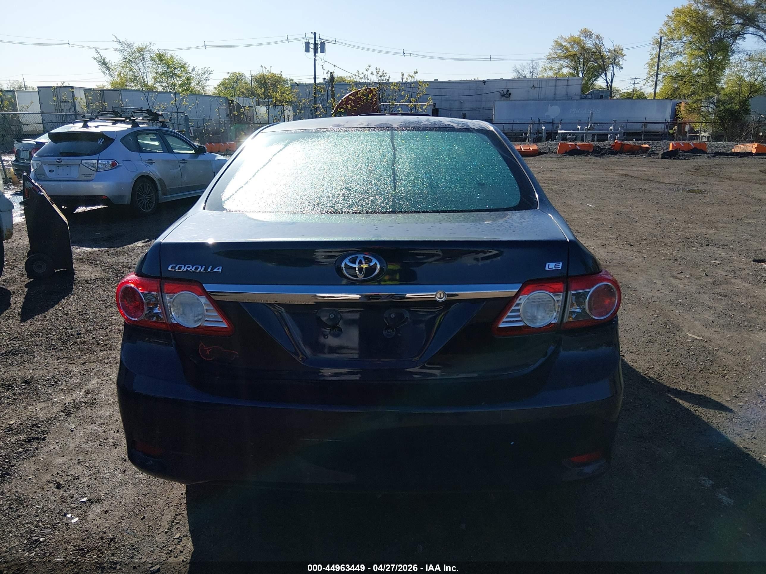 2012 Toyota Corolla Le Blue vin: 2T1BU4EE5CC811344