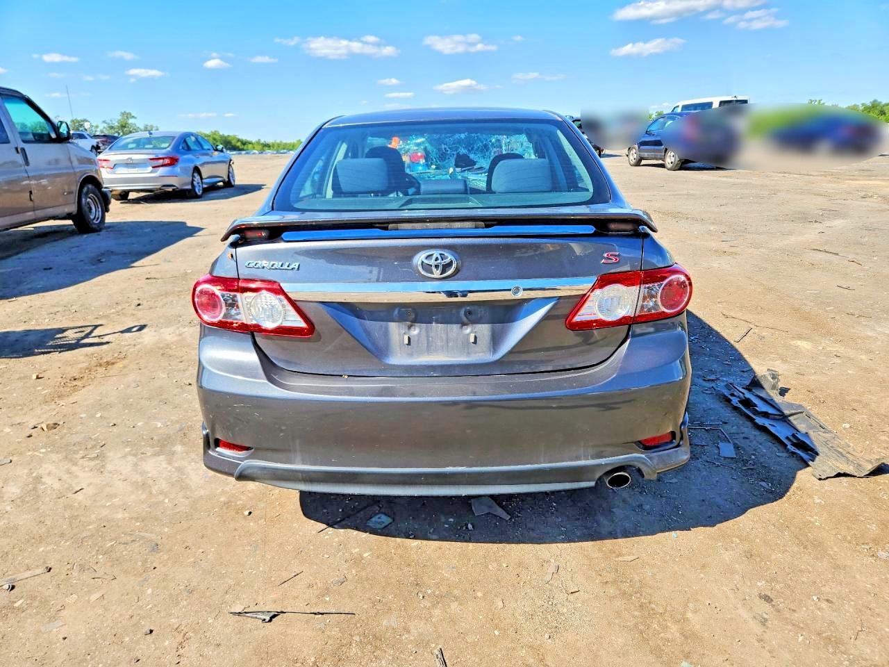 2012 Toyota Corolla S Gray vin: 2T1BU4EE5CC814194