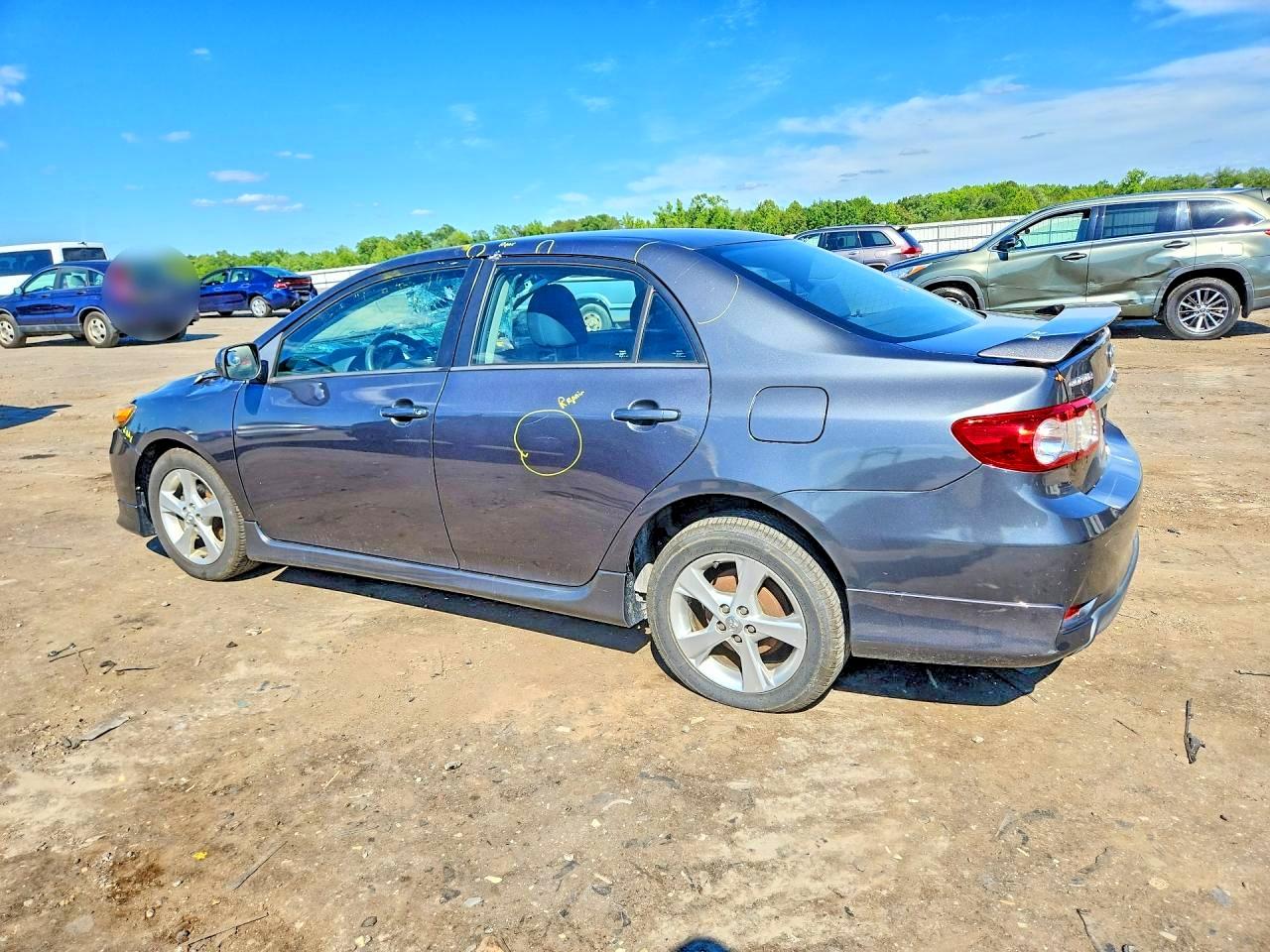 2012 Toyota Corolla S Gray vin: 2T1BU4EE5CC814194