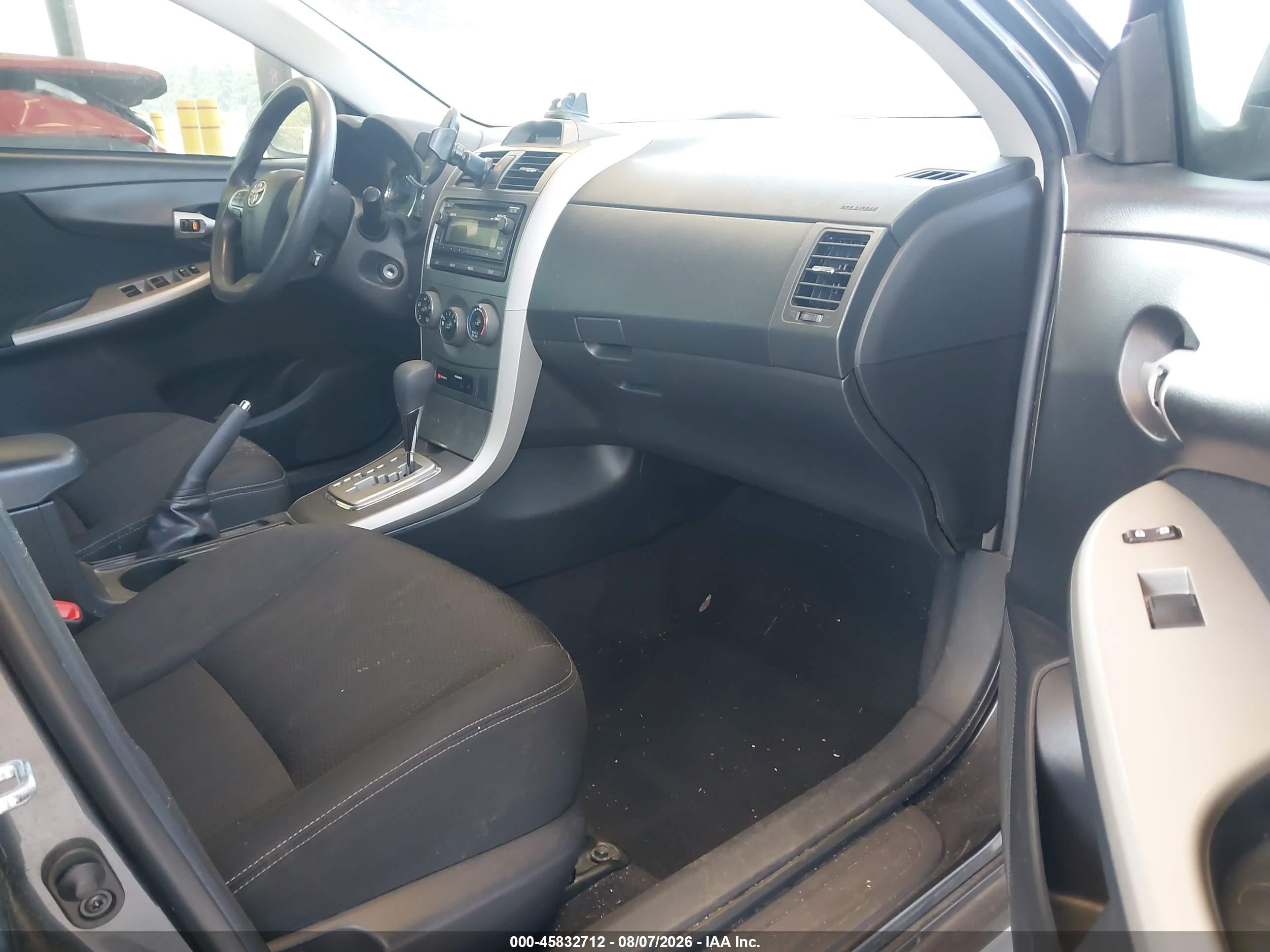 2012 Toyota Corolla S Gray vin: 2T1BU4EE5CC816172
