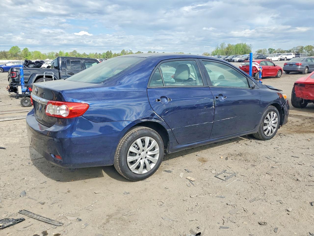 2012 Toyota Corolla Le Blue vin: 2T1BU4EE5CC837197