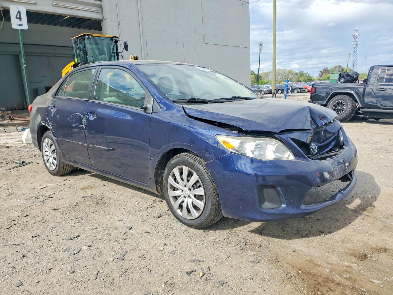 2012 Toyota Corolla Le Blue vin: 2T1BU4EE5CC837197