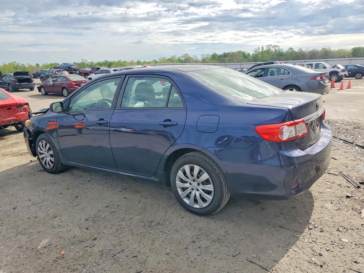 2012 Toyota Corolla Le Blue vin: 2T1BU4EE5CC837197