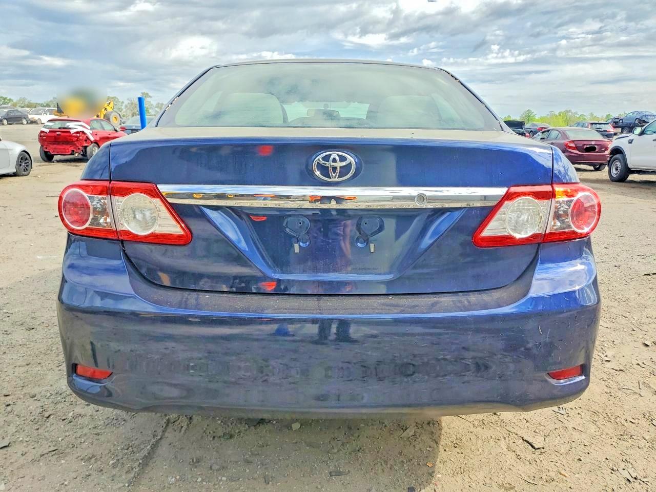 2012 Toyota Corolla Le Blue vin: 2T1BU4EE5CC837197