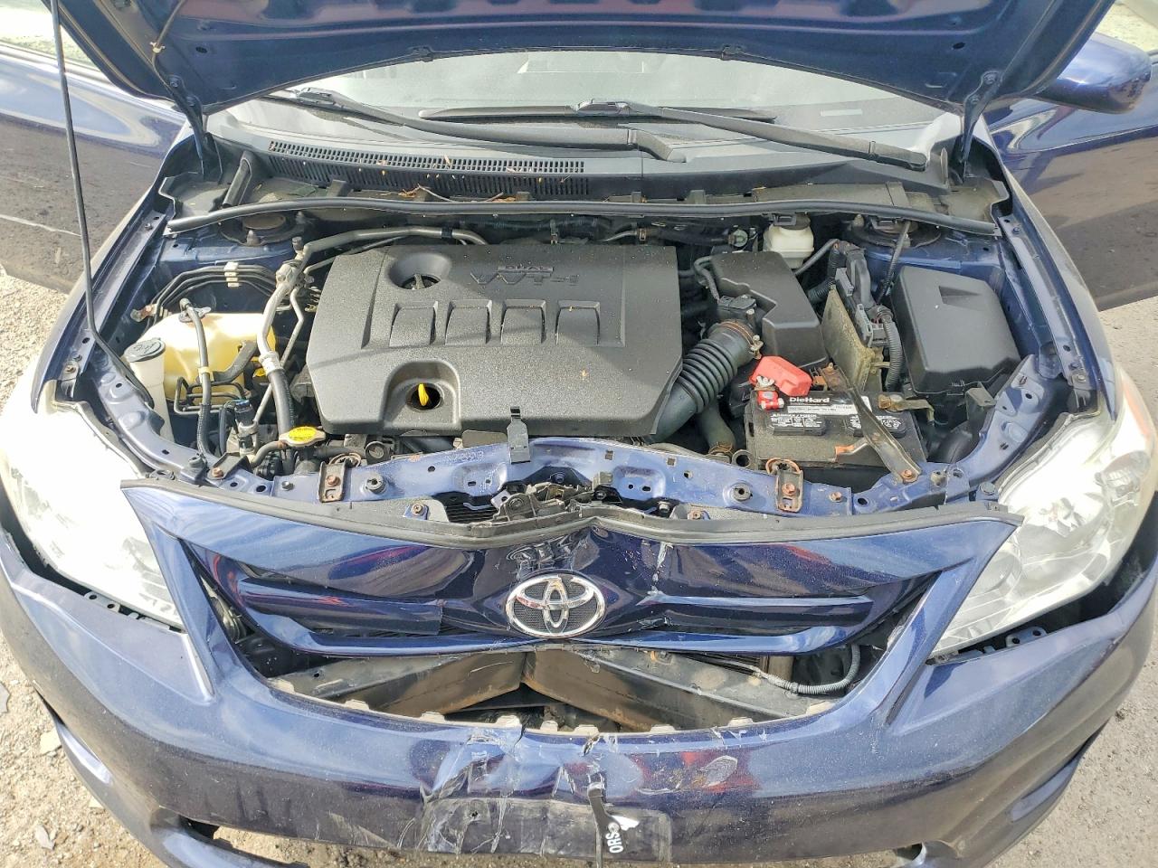 2012 Toyota Corolla Le Blue vin: 2T1BU4EE5CC837197