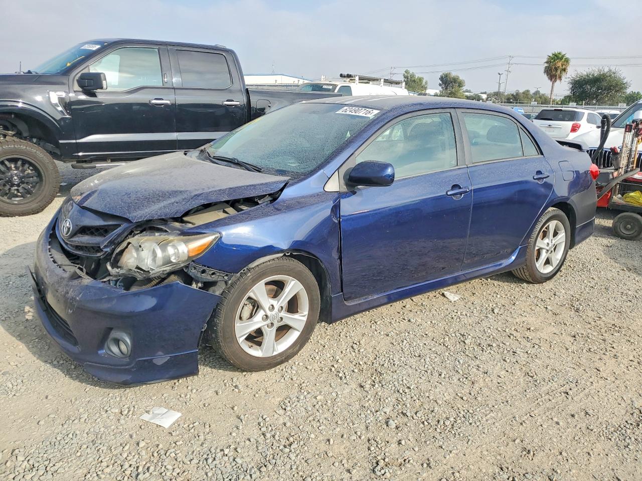 2012 Toyota Corolla S Blue vin: 2T1BU4EE5CC842772