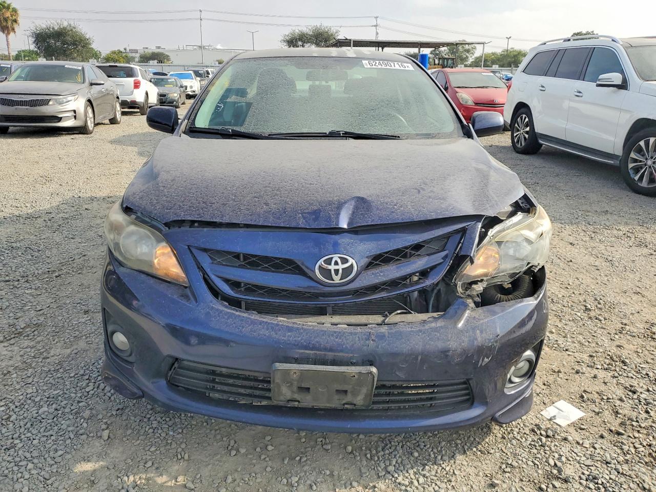 2012 Toyota Corolla S Blue vin: 2T1BU4EE5CC842772