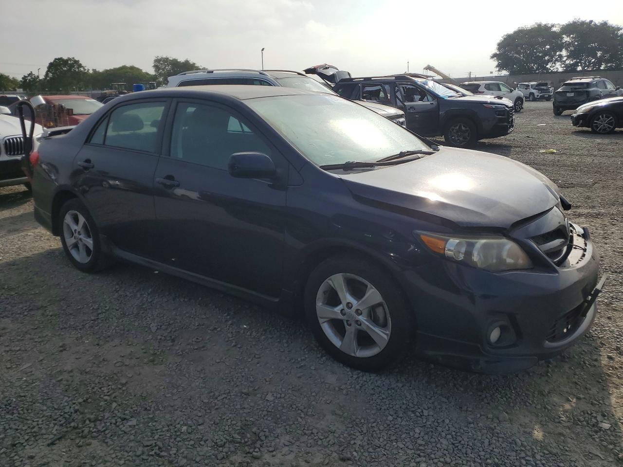 2012 Toyota Corolla S Blue vin: 2T1BU4EE5CC842772