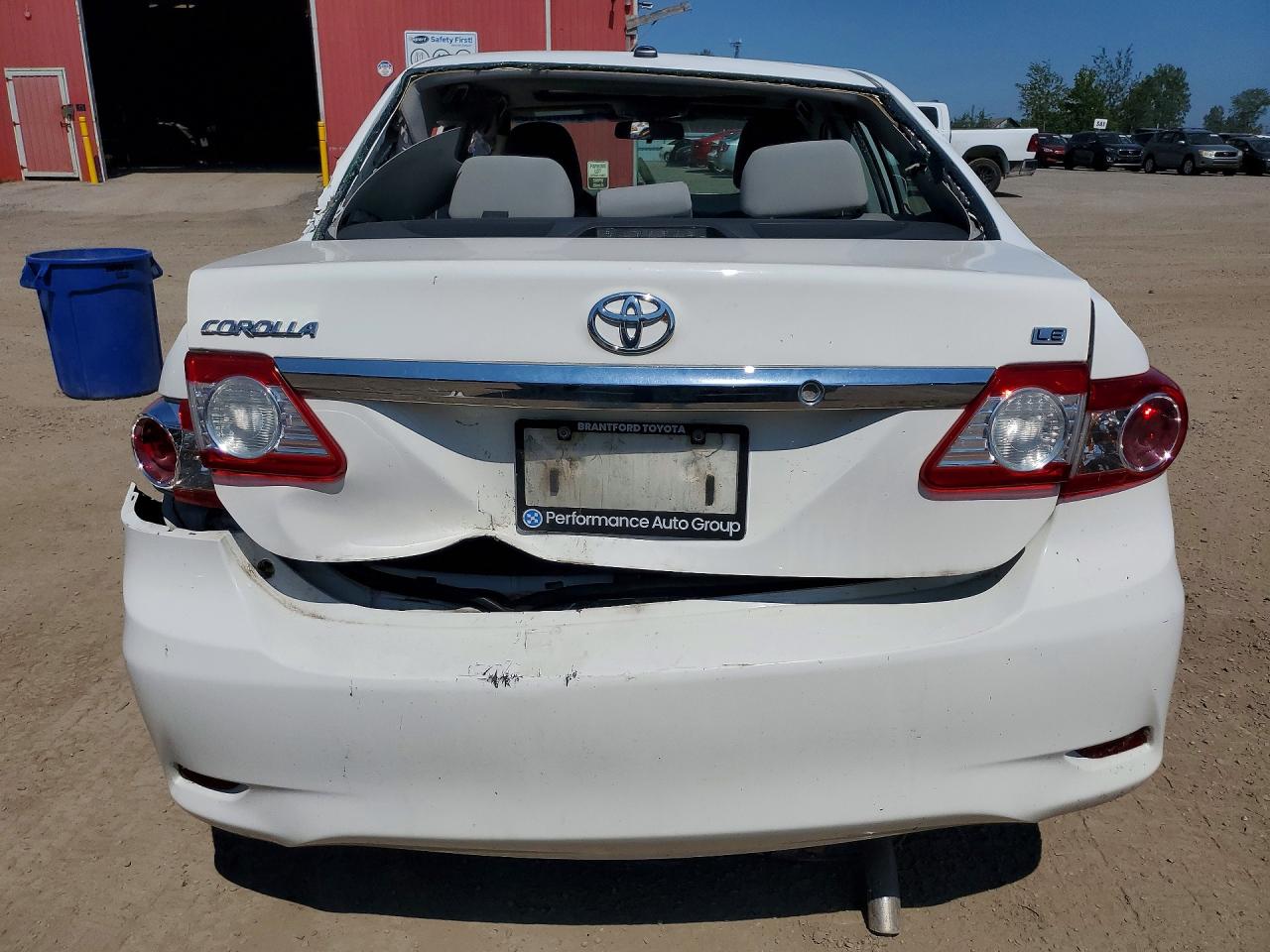 2012 Toyota Corolla L White vin: 2T1BU4EE5CC842951