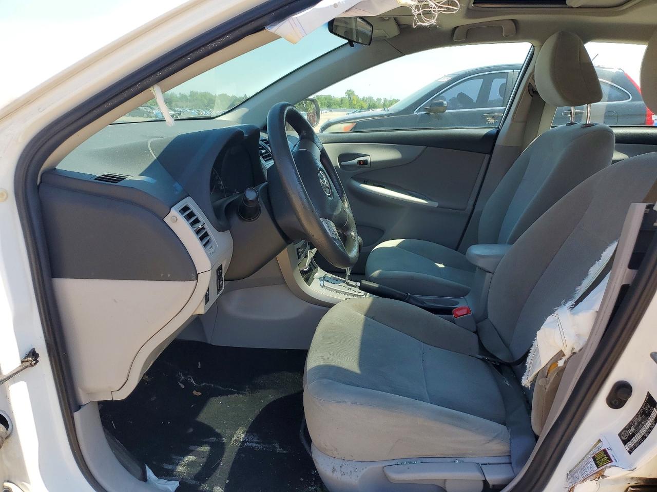 2012 Toyota Corolla L White vin: 2T1BU4EE5CC842951