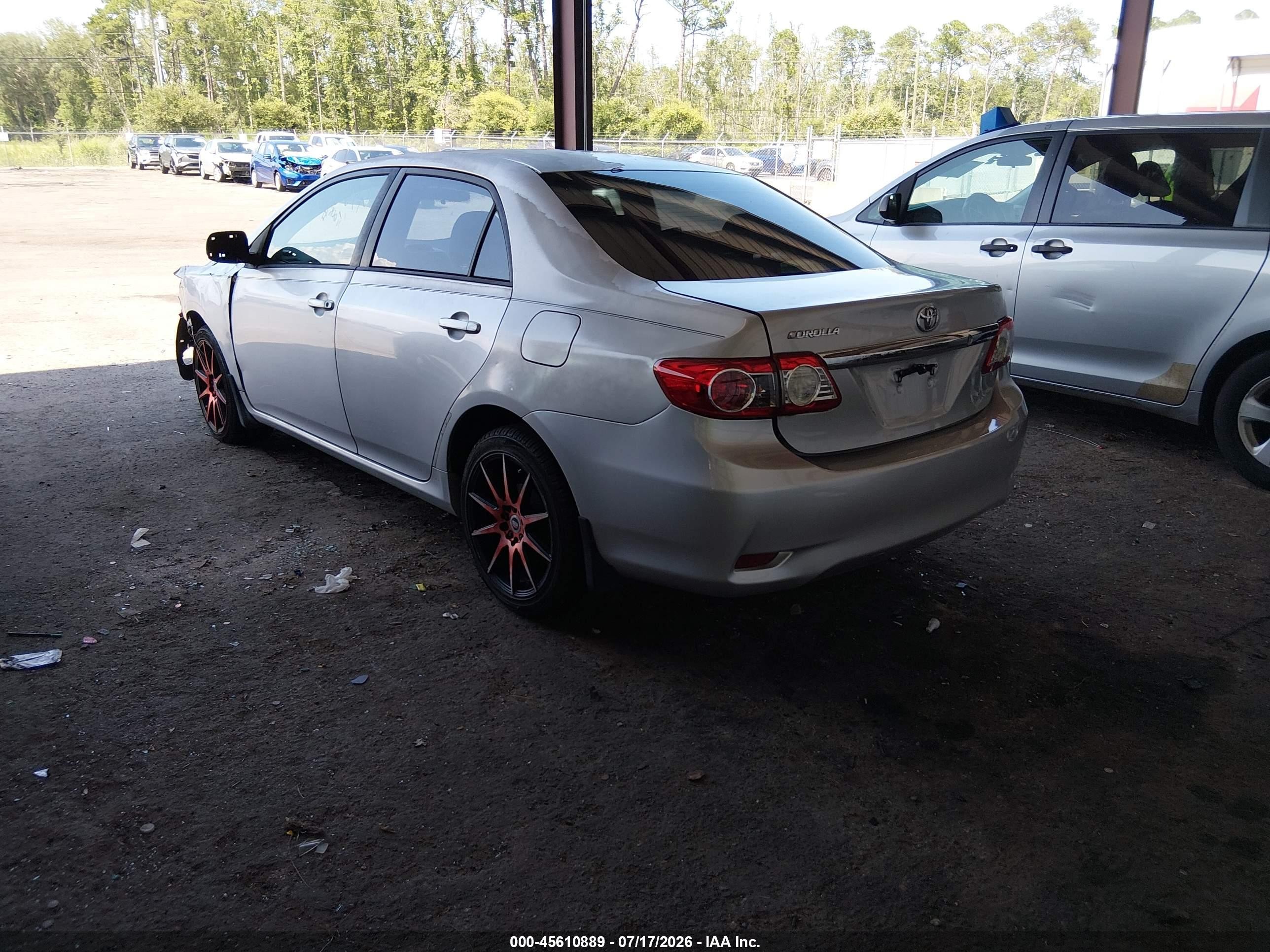 2012 Toyota Corolla Le Silver vin: 2T1BU4EE5CC861841