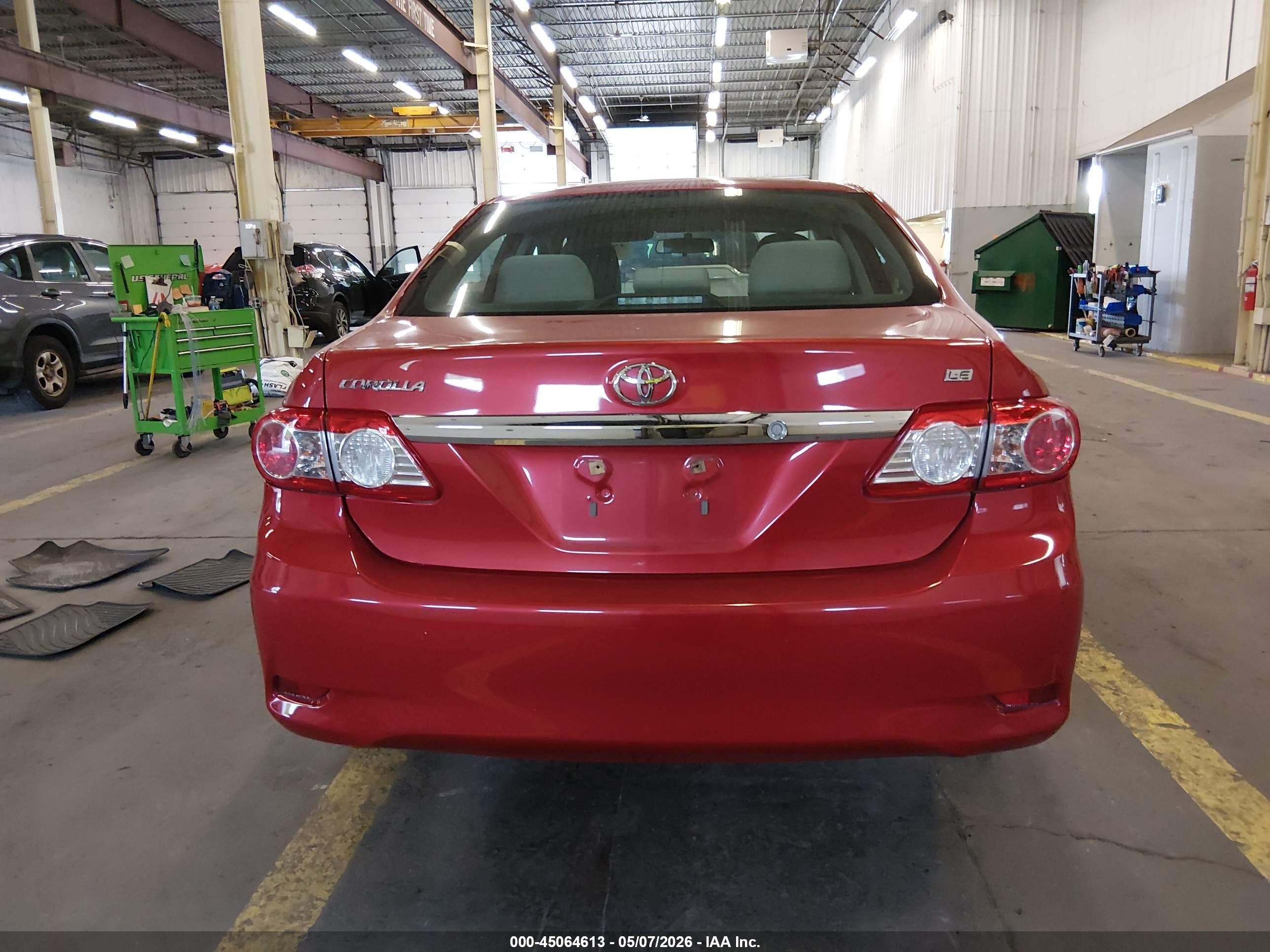 2012 Toyota Corolla Le Red vin: 2T1BU4EE5CC863041