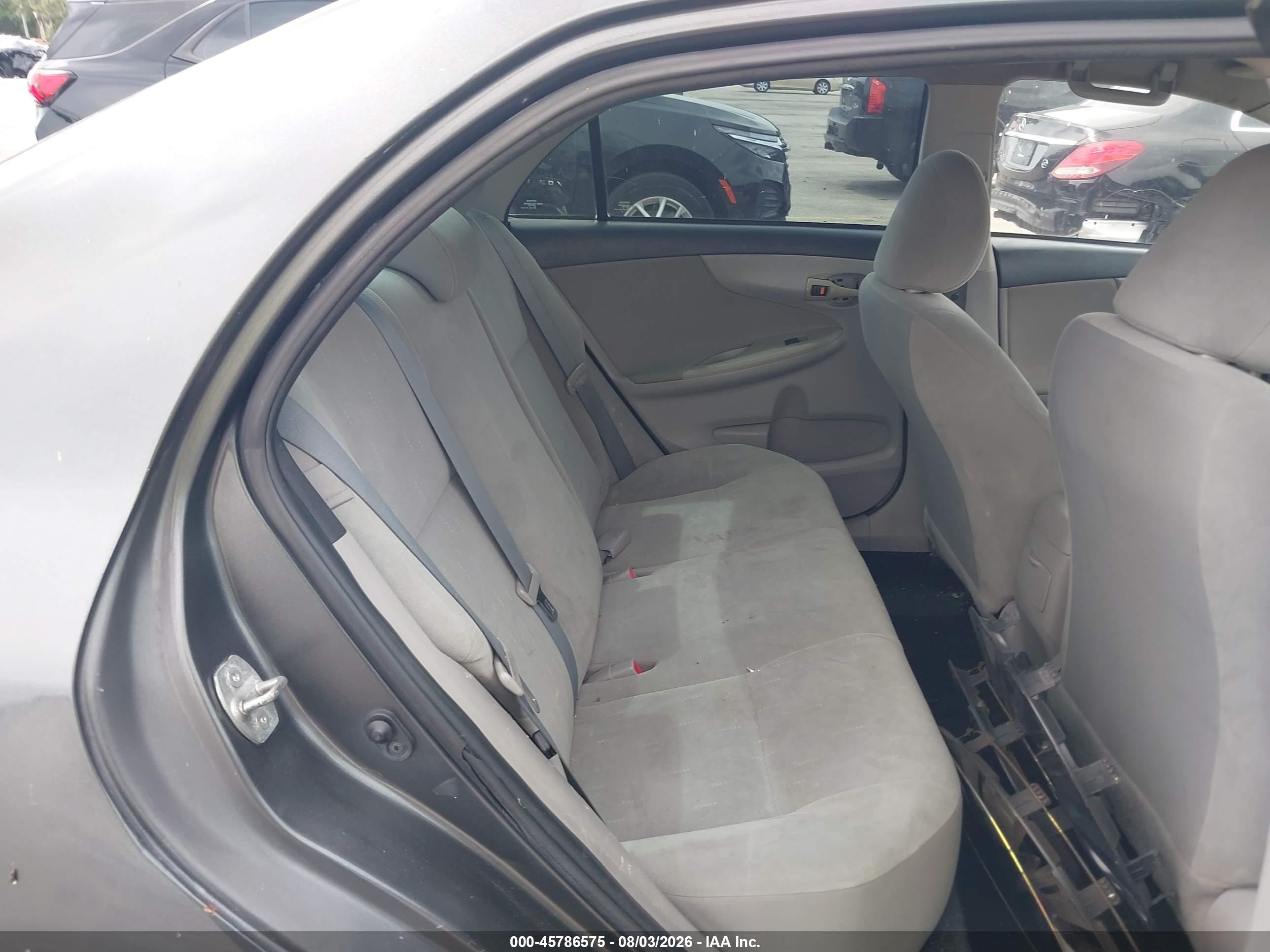 2012 Toyota Corolla L Gray vin: 2T1BU4EE5CC866487