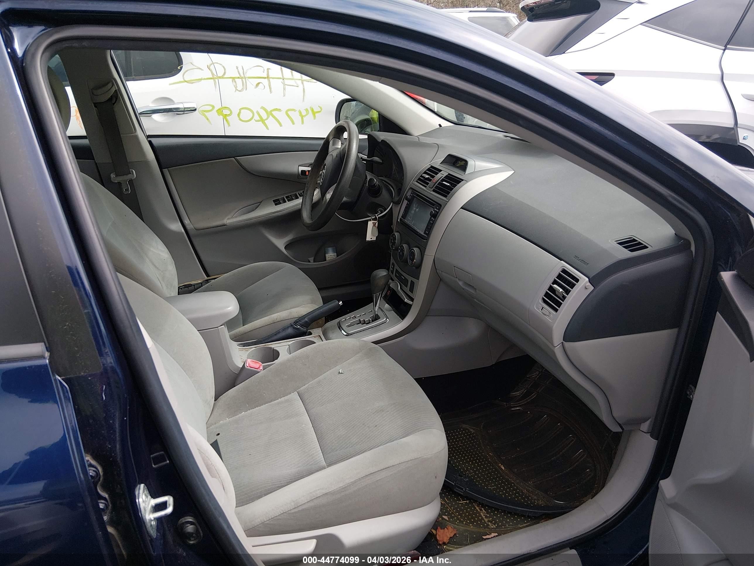 2012 Toyota Corolla Le Blue vin: 2T1BU4EE5CC879997