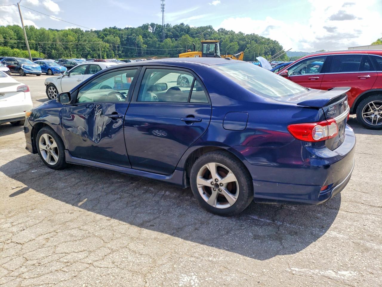 2012 Toyota Corolla S Blue vin: 2T1BU4EE5CC880809