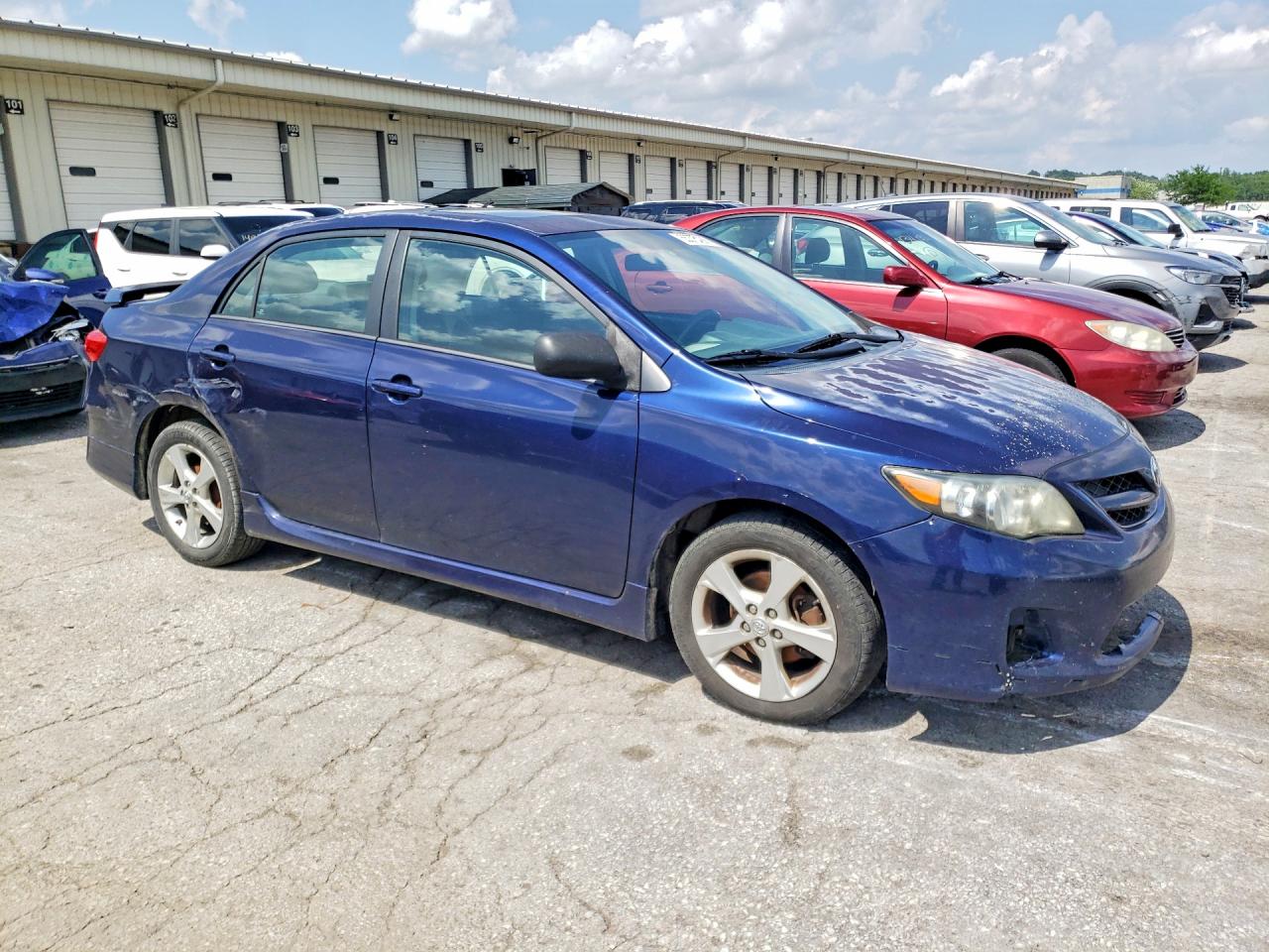 2012 Toyota Corolla S Blue vin: 2T1BU4EE5CC880809