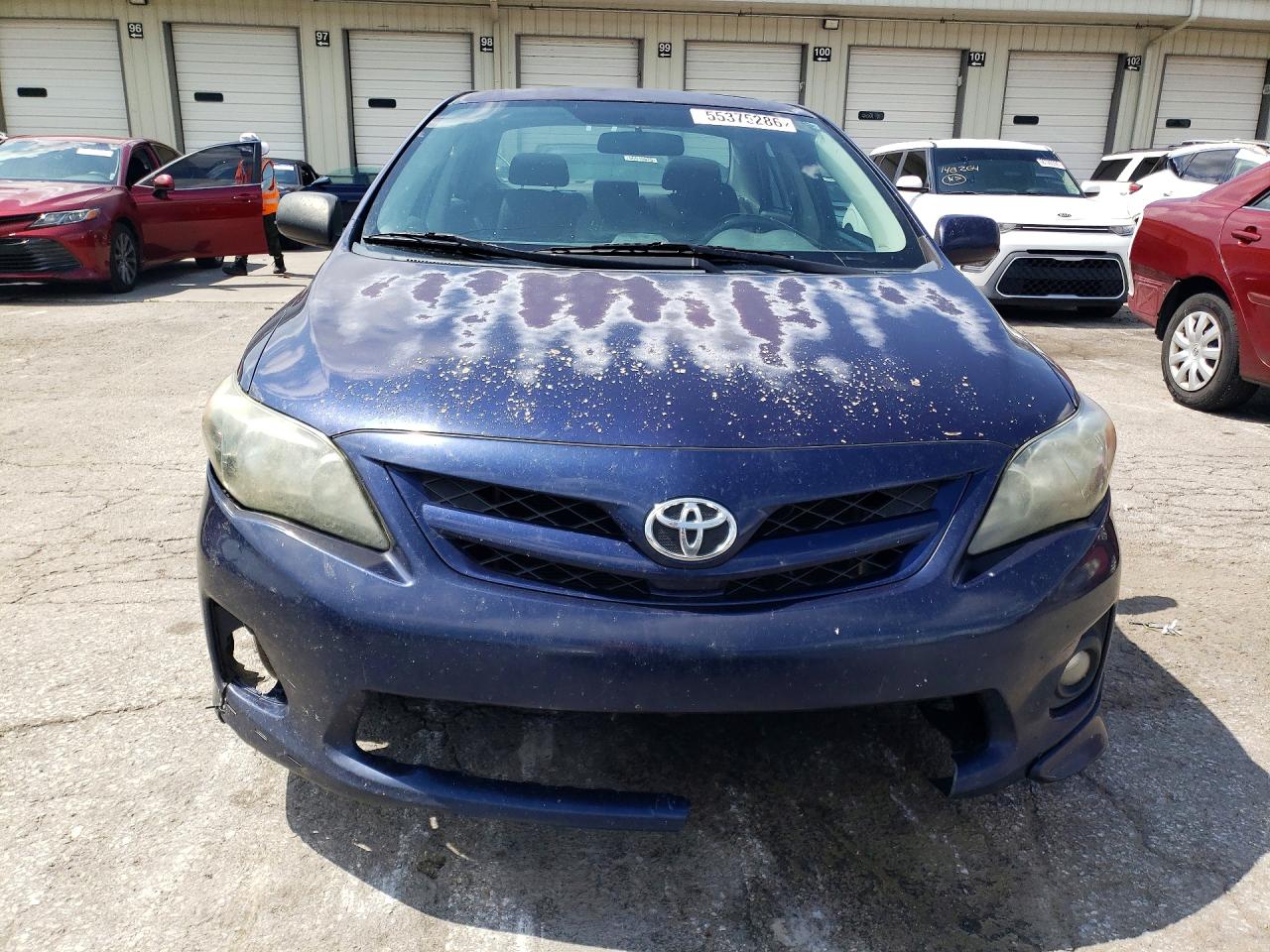 2012 Toyota Corolla S Blue vin: 2T1BU4EE5CC880809