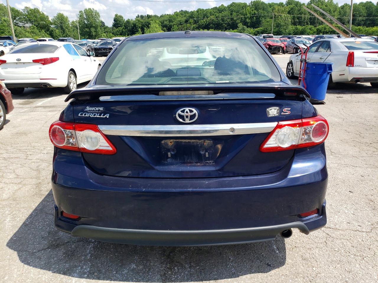 2012 Toyota Corolla S Blue vin: 2T1BU4EE5CC880809