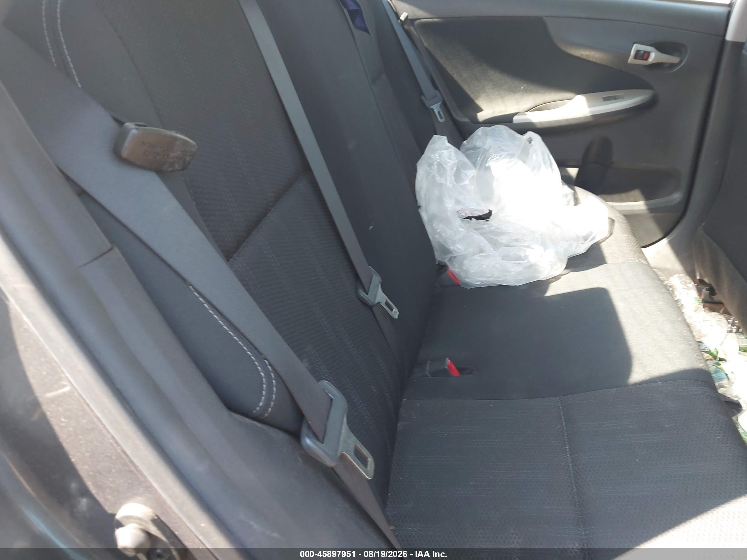 2012 Toyota Corolla S Gray vin: 2T1BU4EE5CC884844