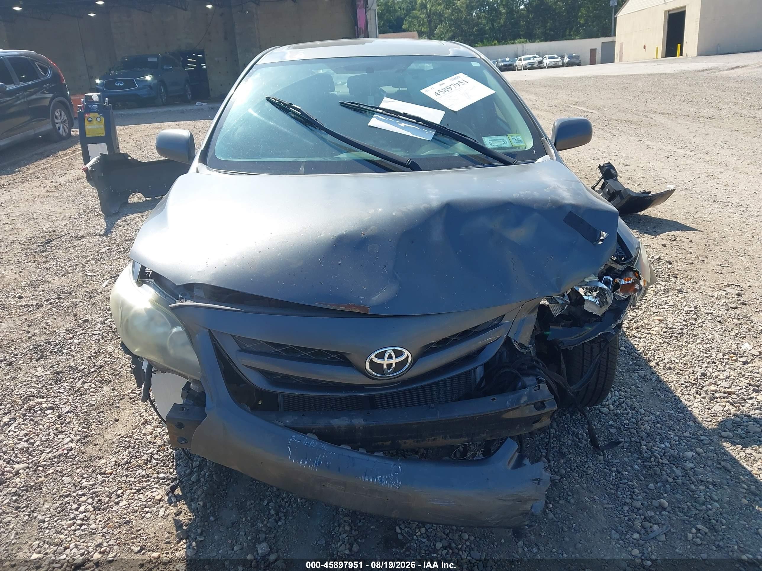 2012 Toyota Corolla S Gray vin: 2T1BU4EE5CC884844
