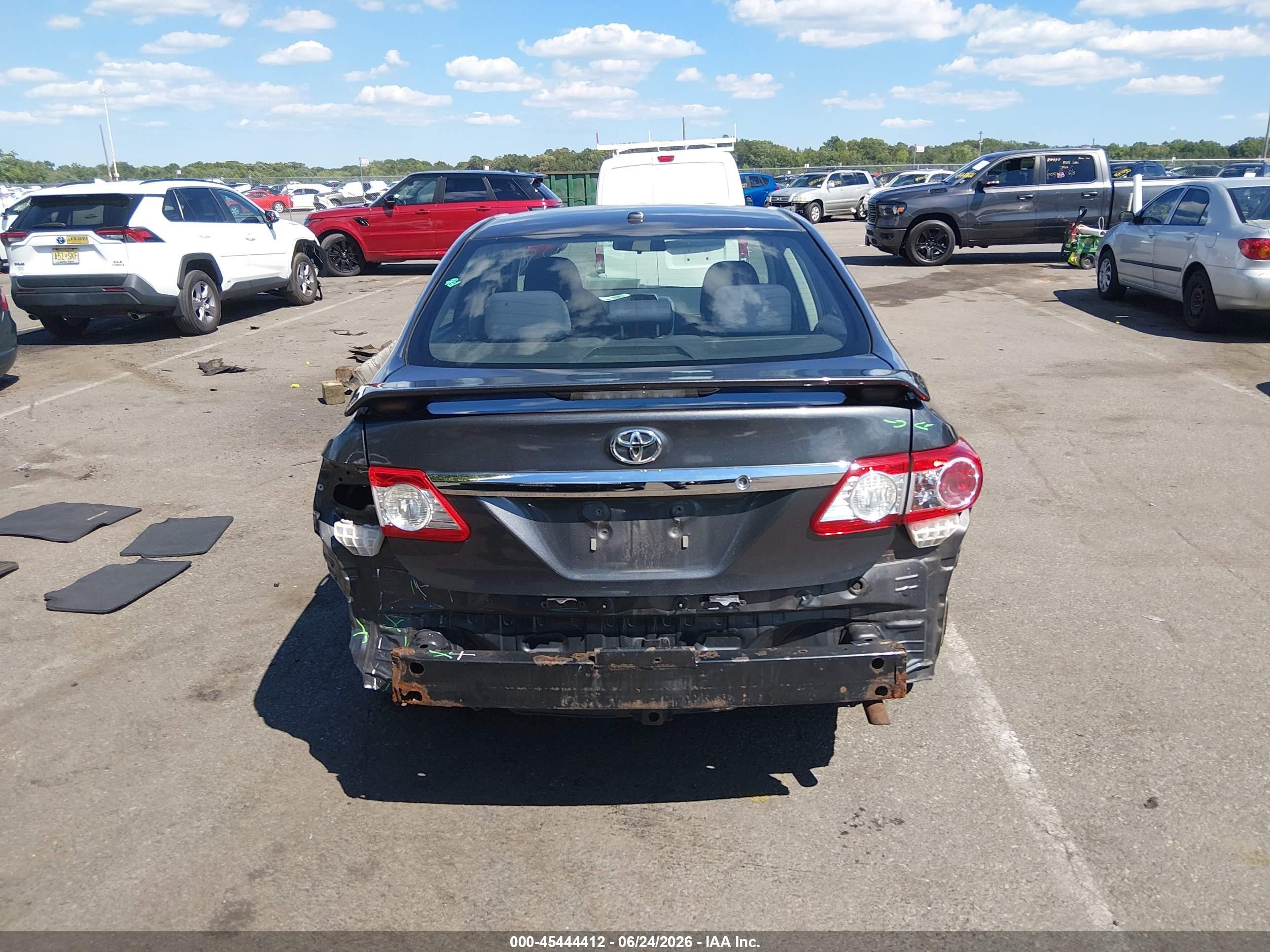 2012 Toyota Corolla S Gray vin: 2T1BU4EE5CC903716