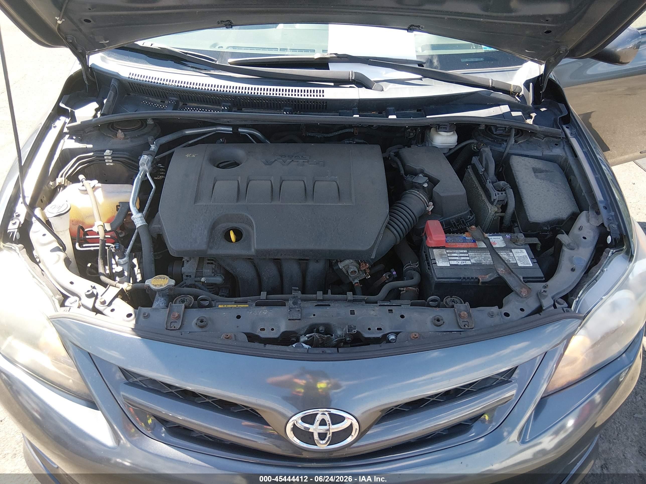 2012 Toyota Corolla S Gray vin: 2T1BU4EE5CC903716