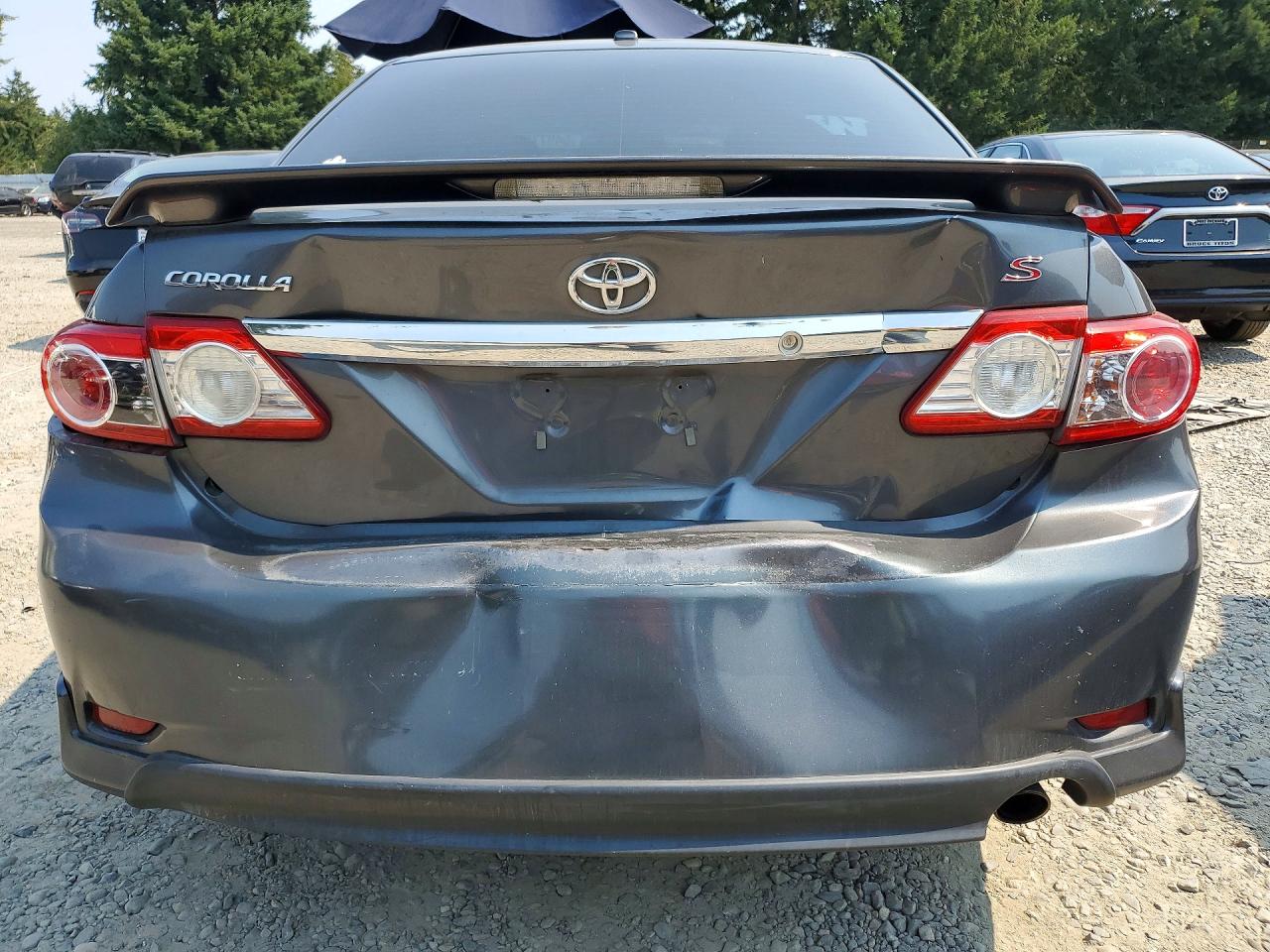 2012 Toyota Corolla S Gray vin: 2T1BU4EE5CC907121