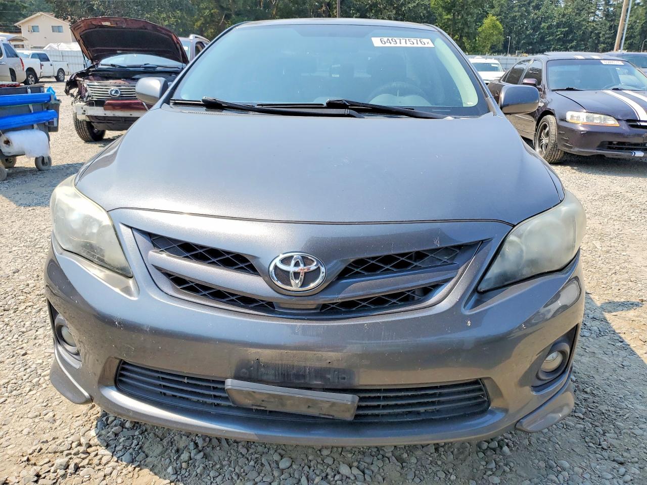 2012 Toyota Corolla S Gray vin: 2T1BU4EE5CC907121