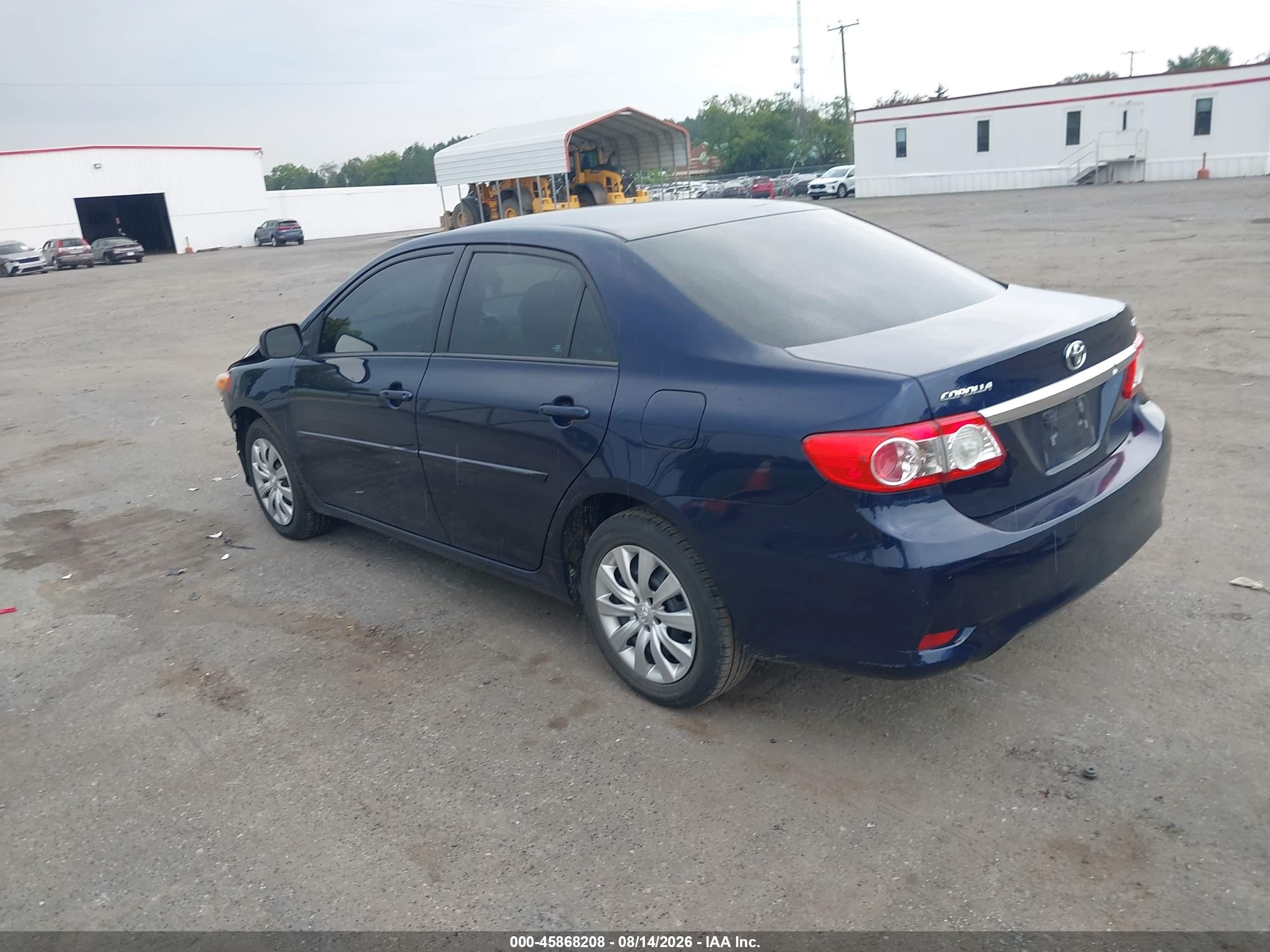 2012 Toyota Corolla Le Blue vin: 2T1BU4EE5CC916868