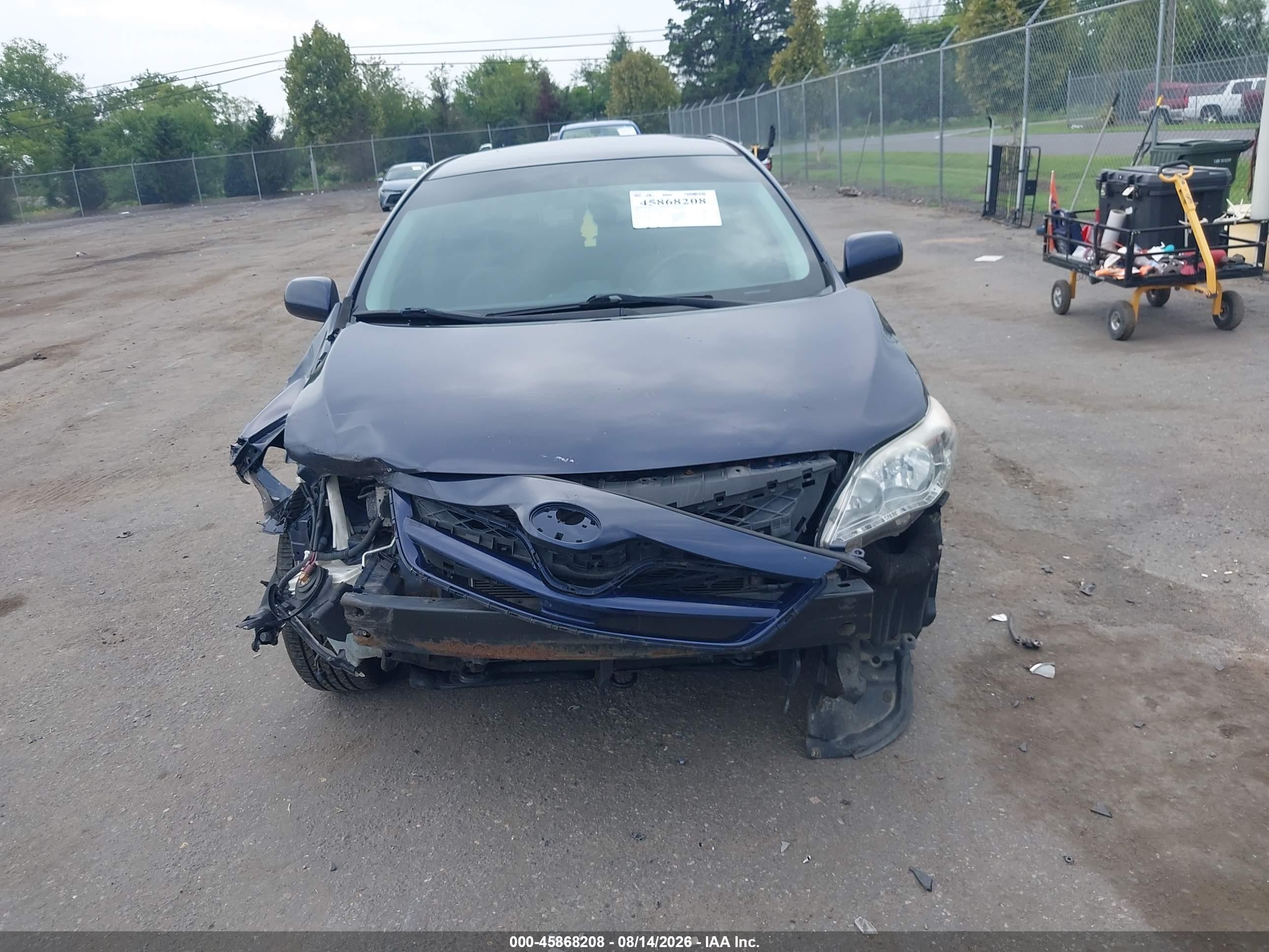 2012 Toyota Corolla Le Blue vin: 2T1BU4EE5CC916868