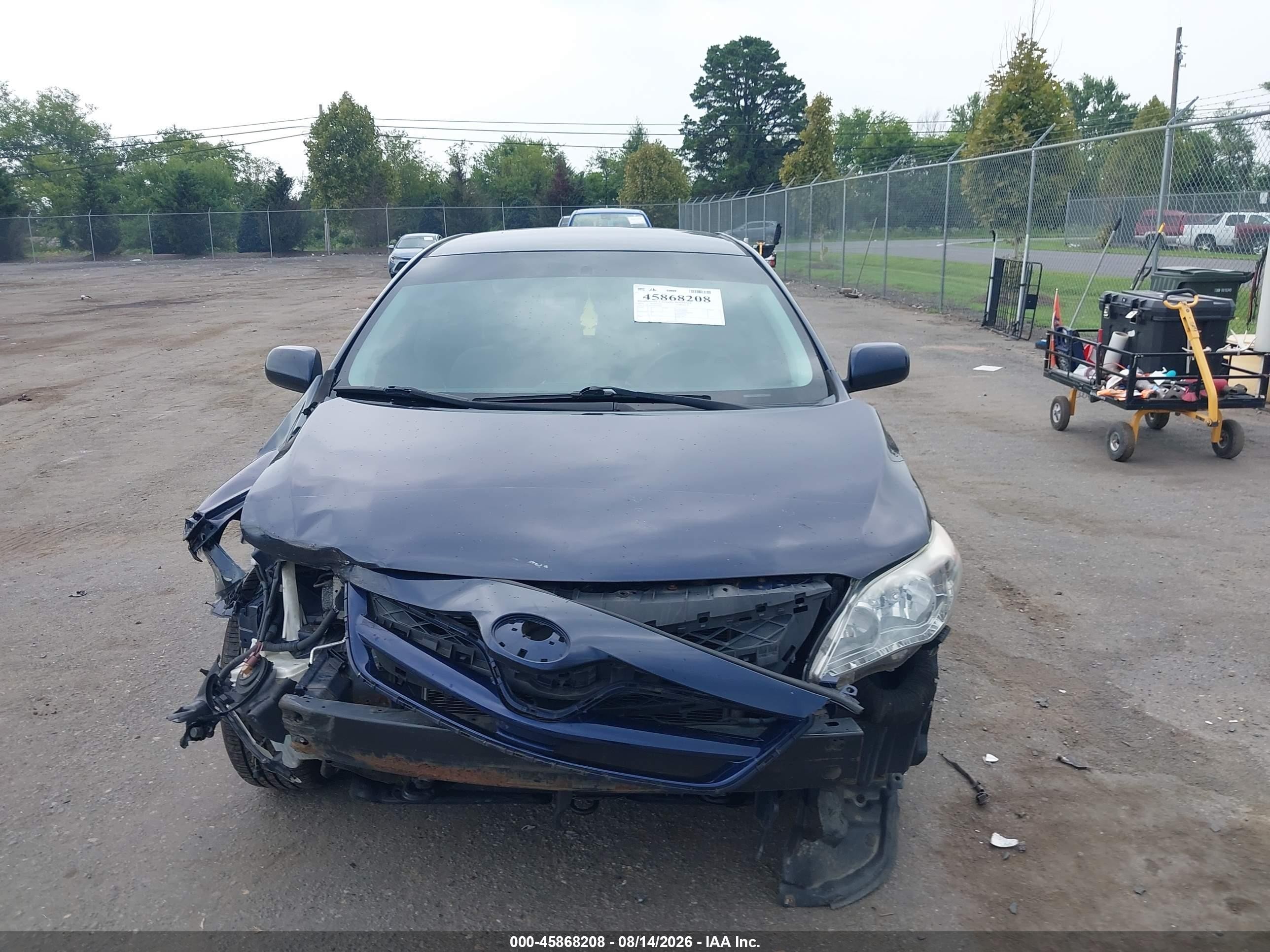 2012 Toyota Corolla Le Blue vin: 2T1BU4EE5CC916868