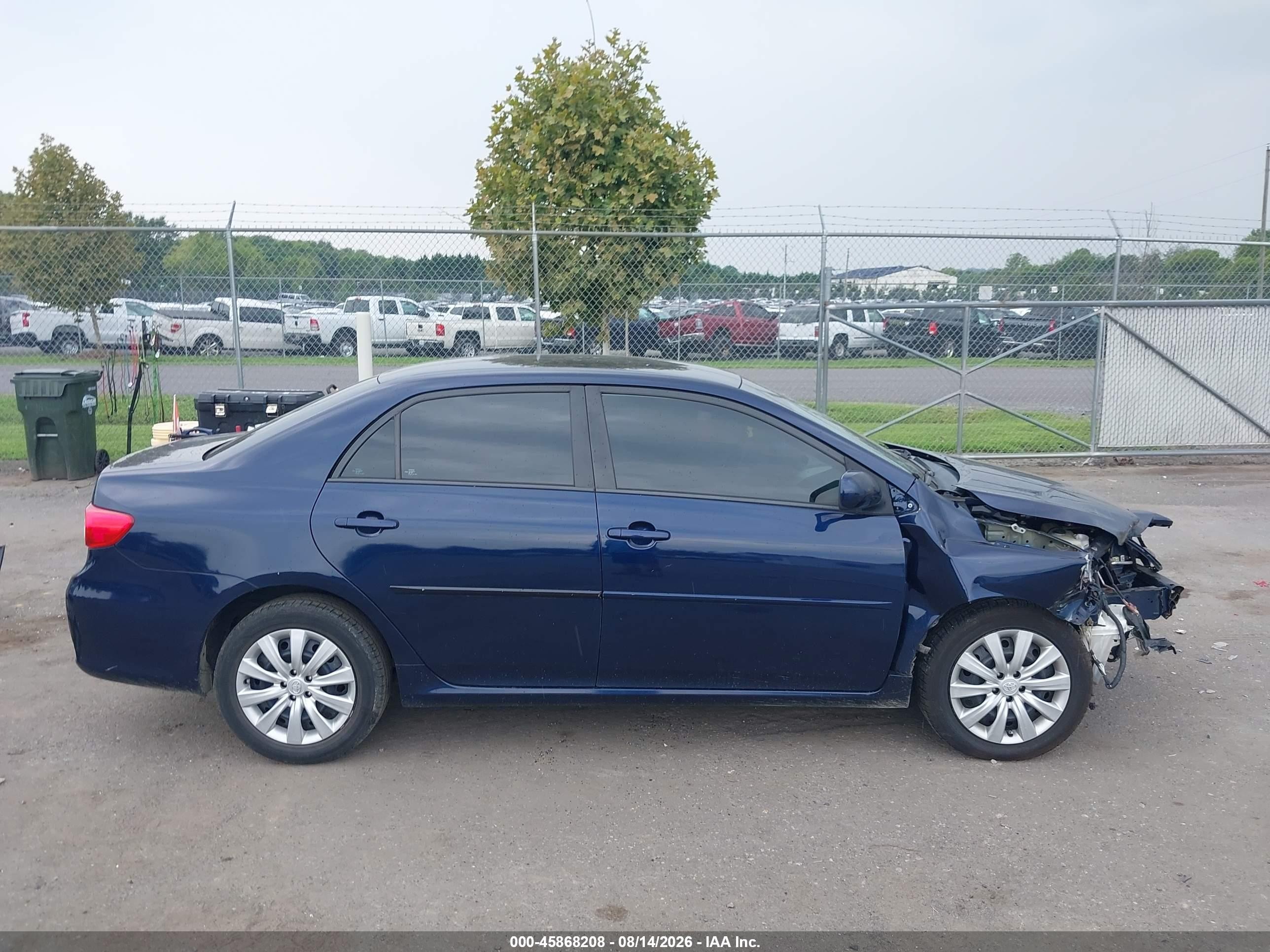 2012 Toyota Corolla Le Blue vin: 2T1BU4EE5CC916868