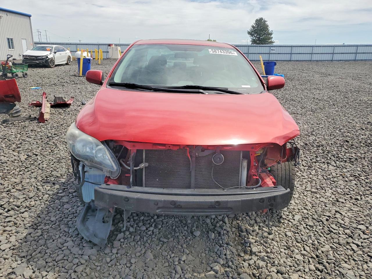 2013 Toyota Corolla S Red vin: 2T1BU4EE5DC002377