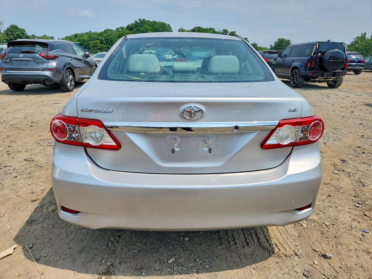 2013 Toyota Corolla Le Silver vin: 2T1BU4EE5DC022497