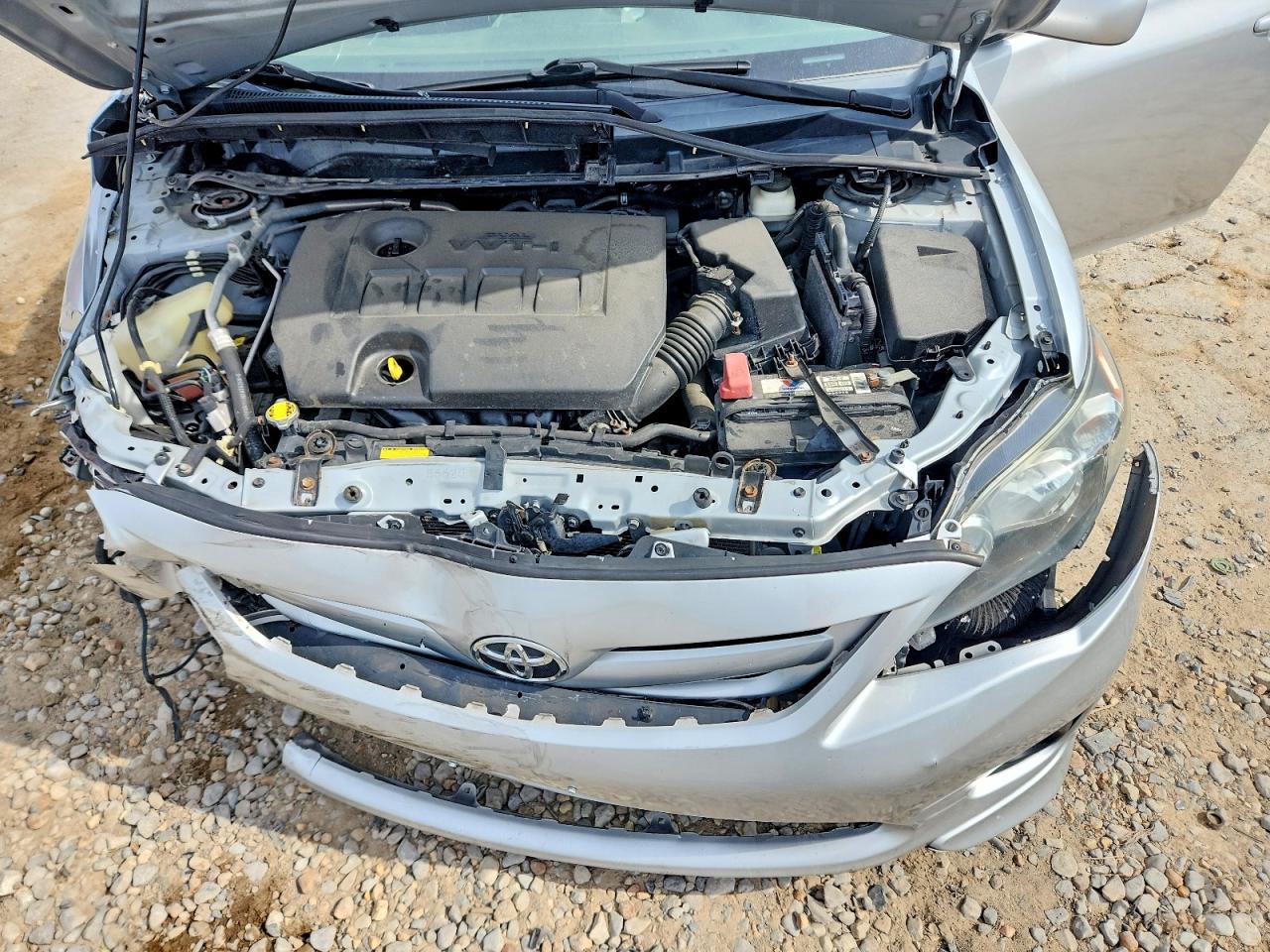 2013 Toyota Corolla S Silver vin: 2T1BU4EE5DC044158