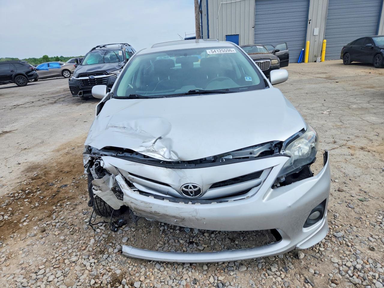 2013 Toyota Corolla S Silver vin: 2T1BU4EE5DC044158
