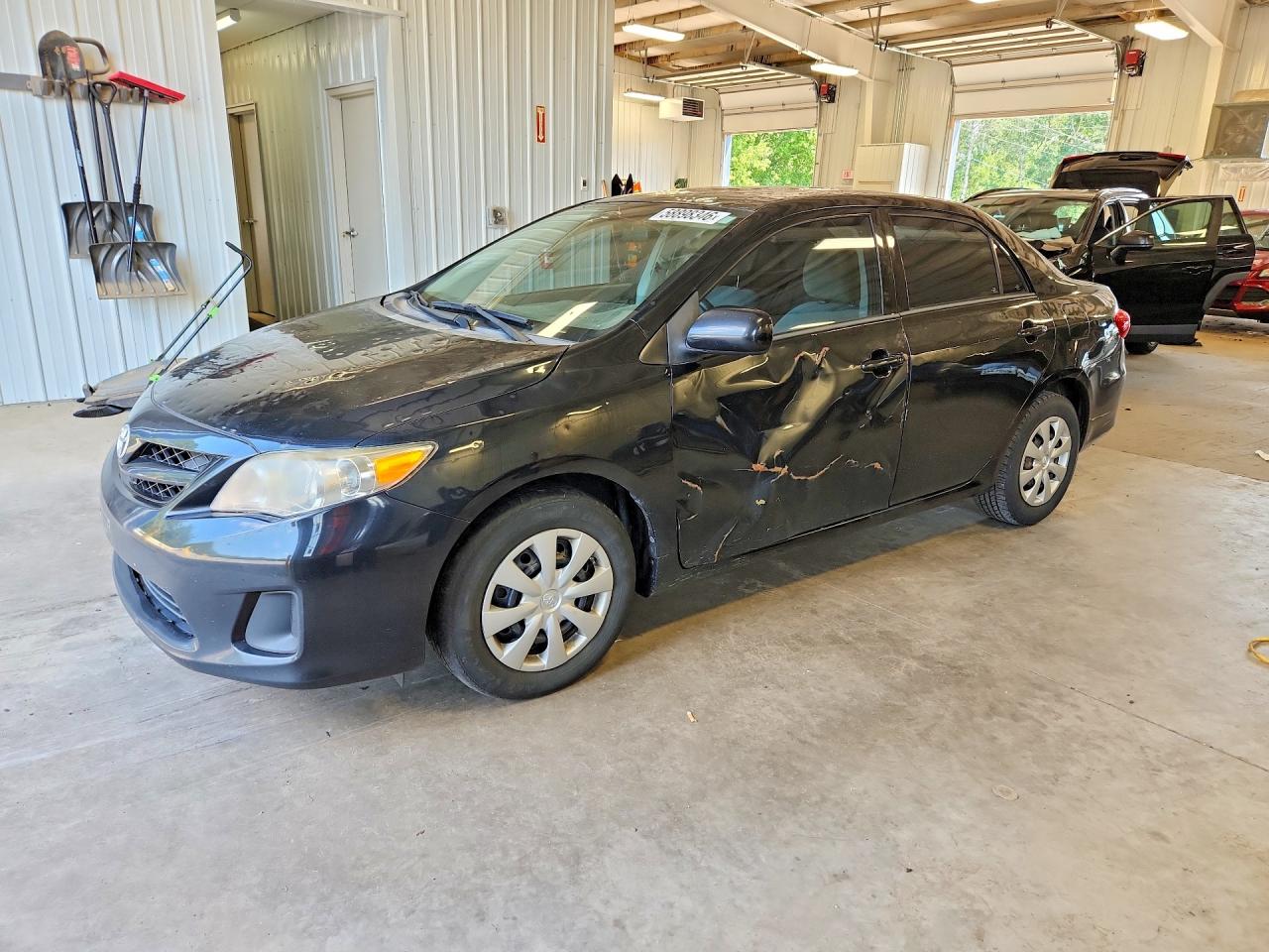 2013 Toyota Corolla L Black vin: 2T1BU4EE5DC047934