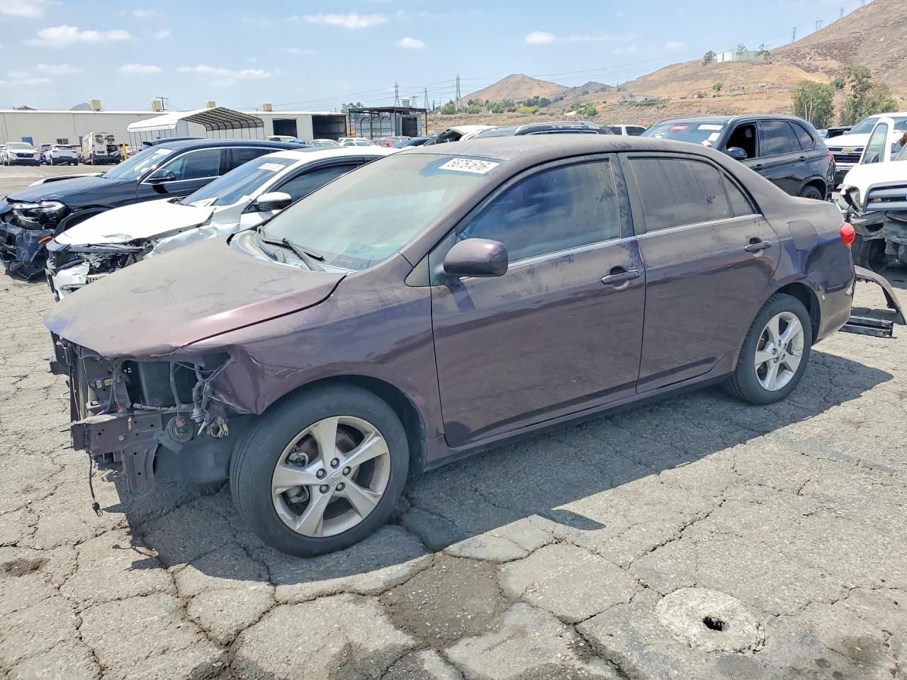 2013 Toyota Corolla Le Special Edition Purple vin: 2T1BU4EE5DC070050