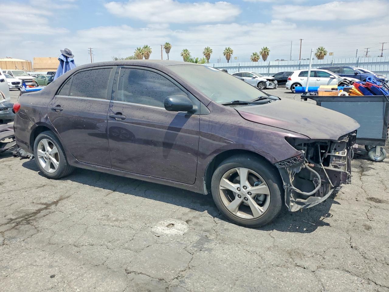 2013 Toyota Corolla Le Special Edition Purple vin: 2T1BU4EE5DC070050