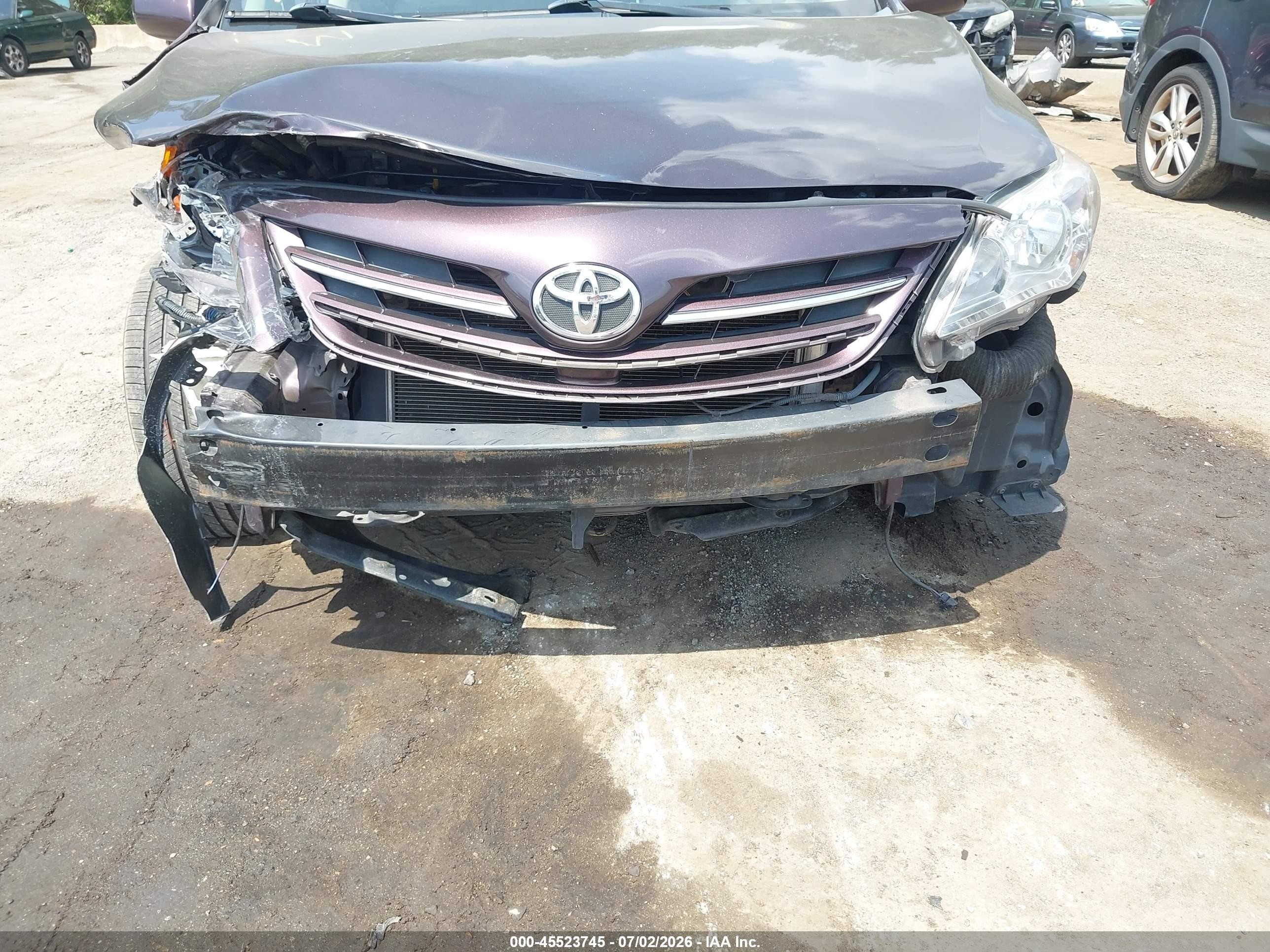 2013 Toyota Corolla Le Special Edition Purple vin: 2T1BU4EE5DC070467