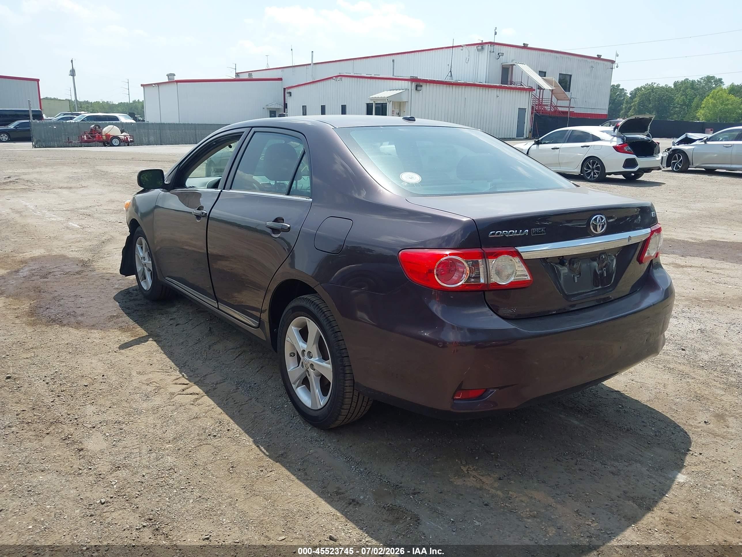 2013 Toyota Corolla Le Special Edition Purple vin: 2T1BU4EE5DC070467