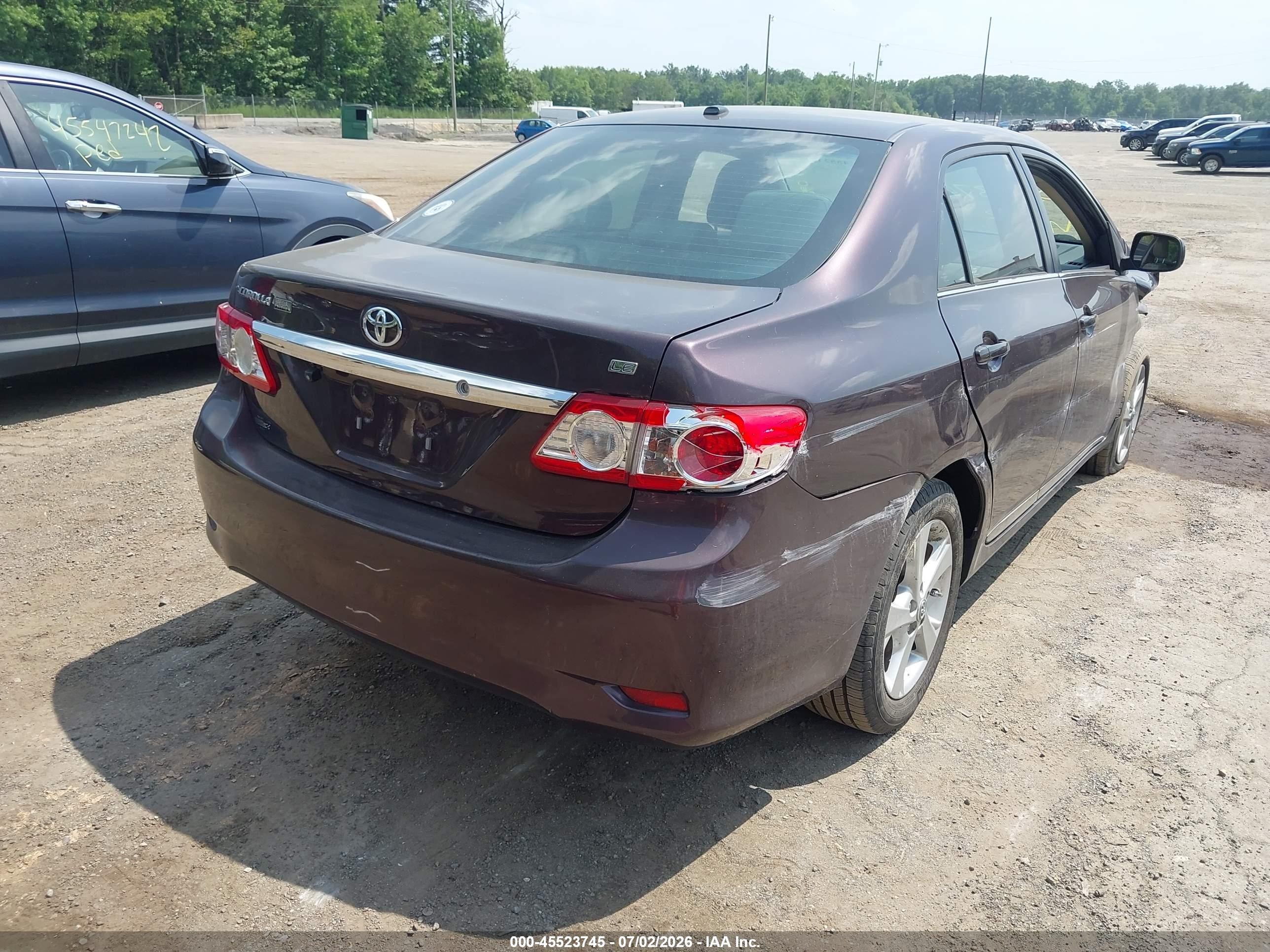 2013 Toyota Corolla Le Special Edition Purple vin: 2T1BU4EE5DC070467