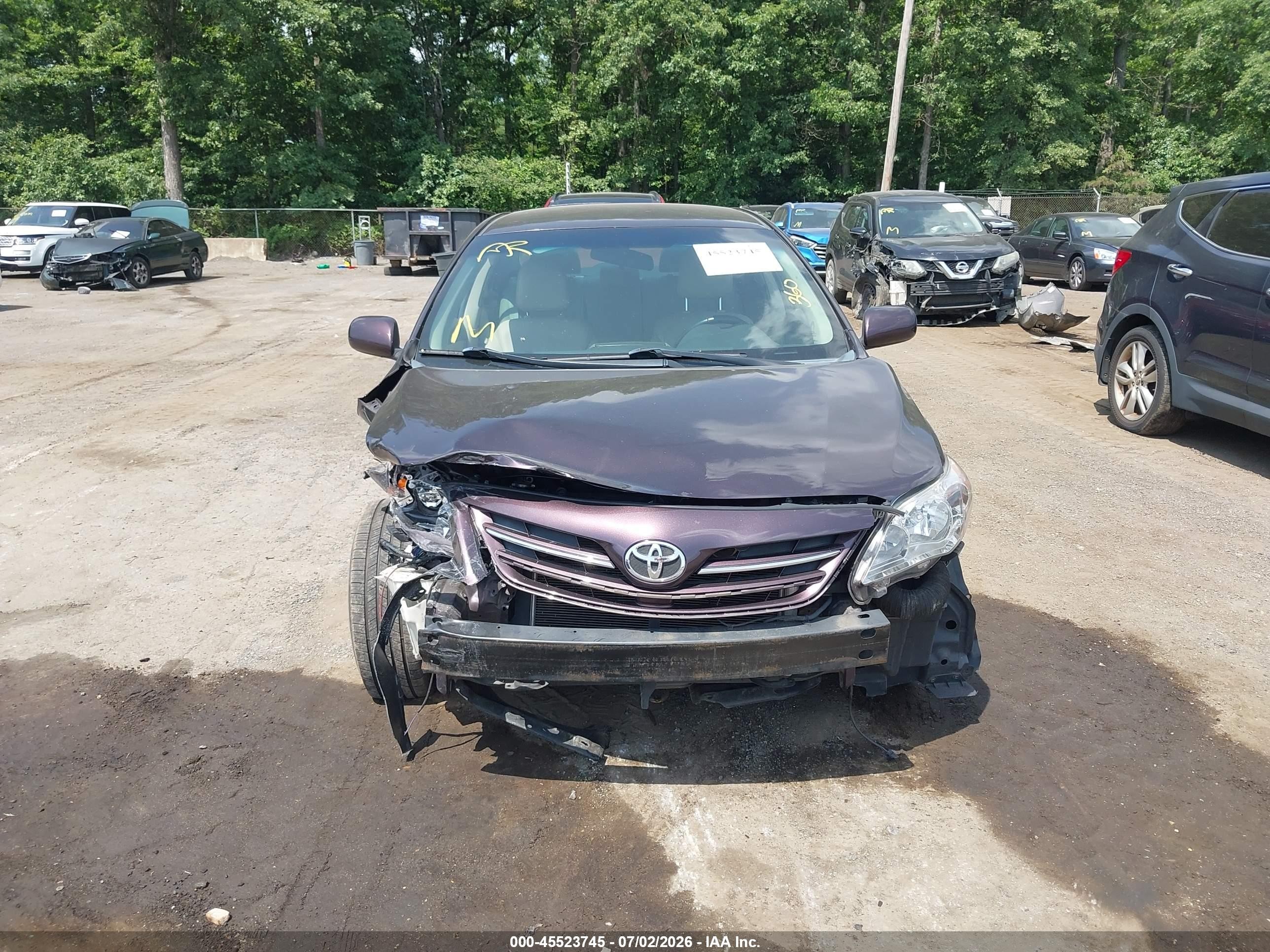 2013 Toyota Corolla Le Special Edition Purple vin: 2T1BU4EE5DC070467