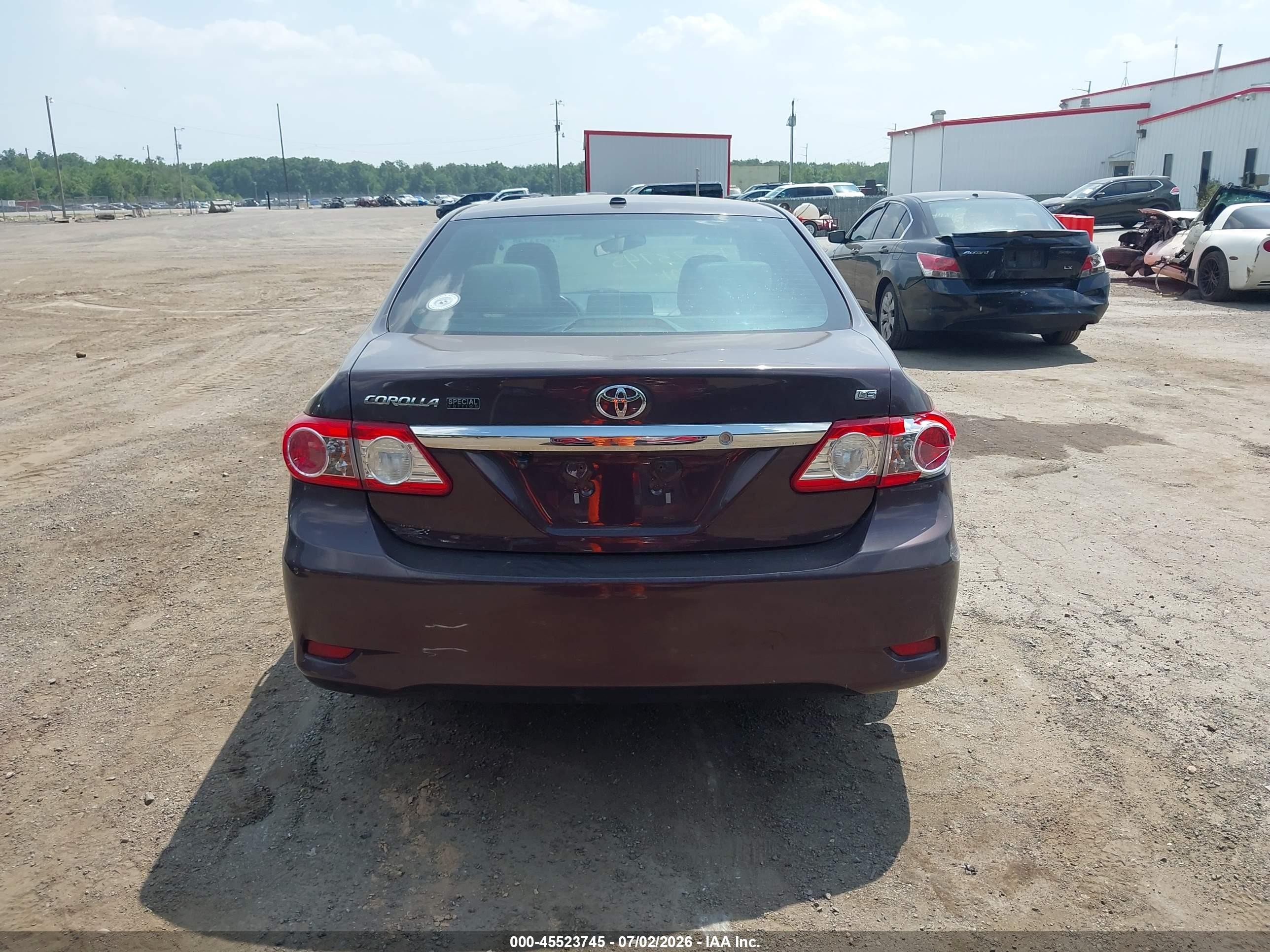 2013 Toyota Corolla Le Special Edition Purple vin: 2T1BU4EE5DC070467